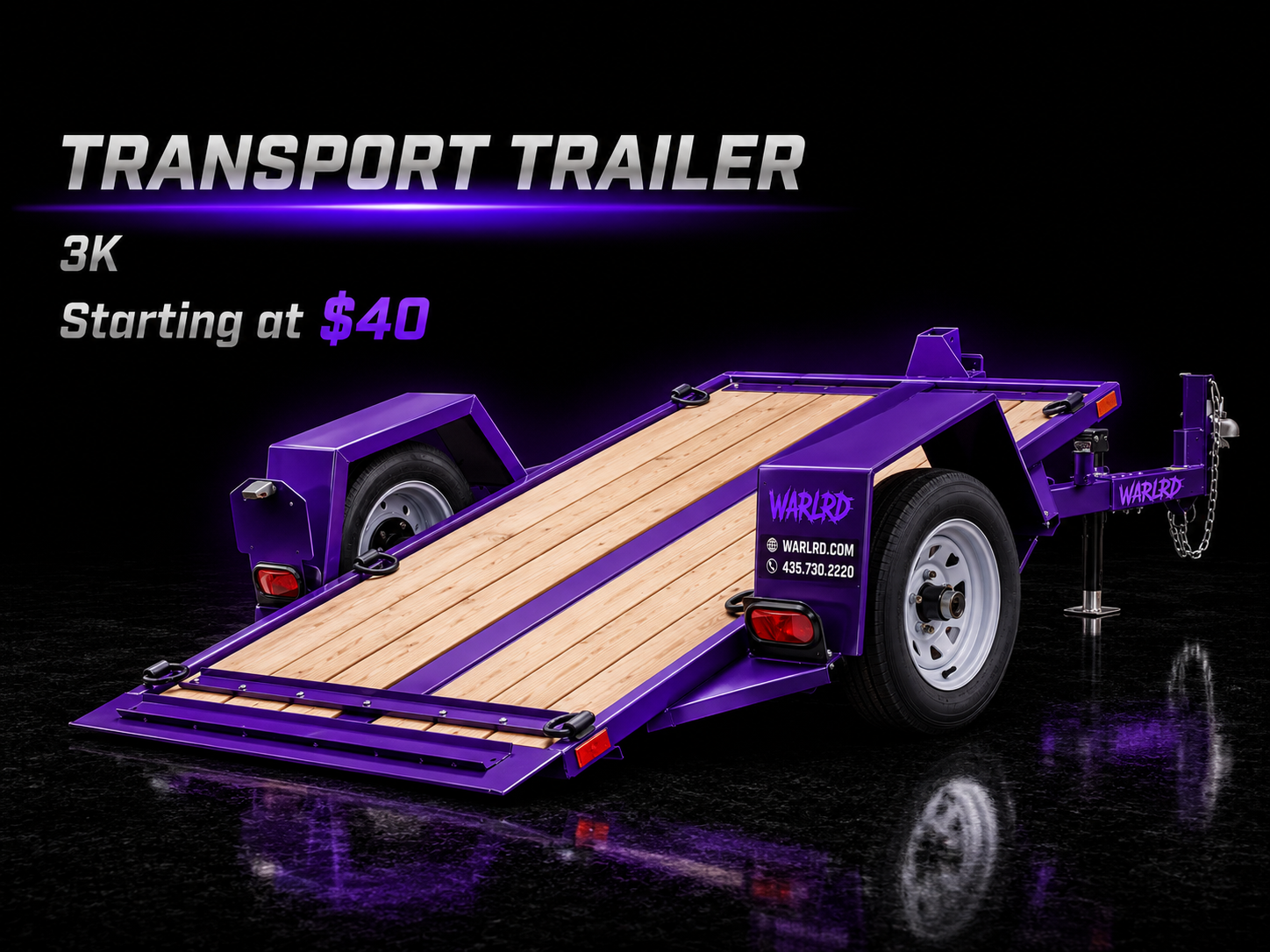WARLRD transport trailer
