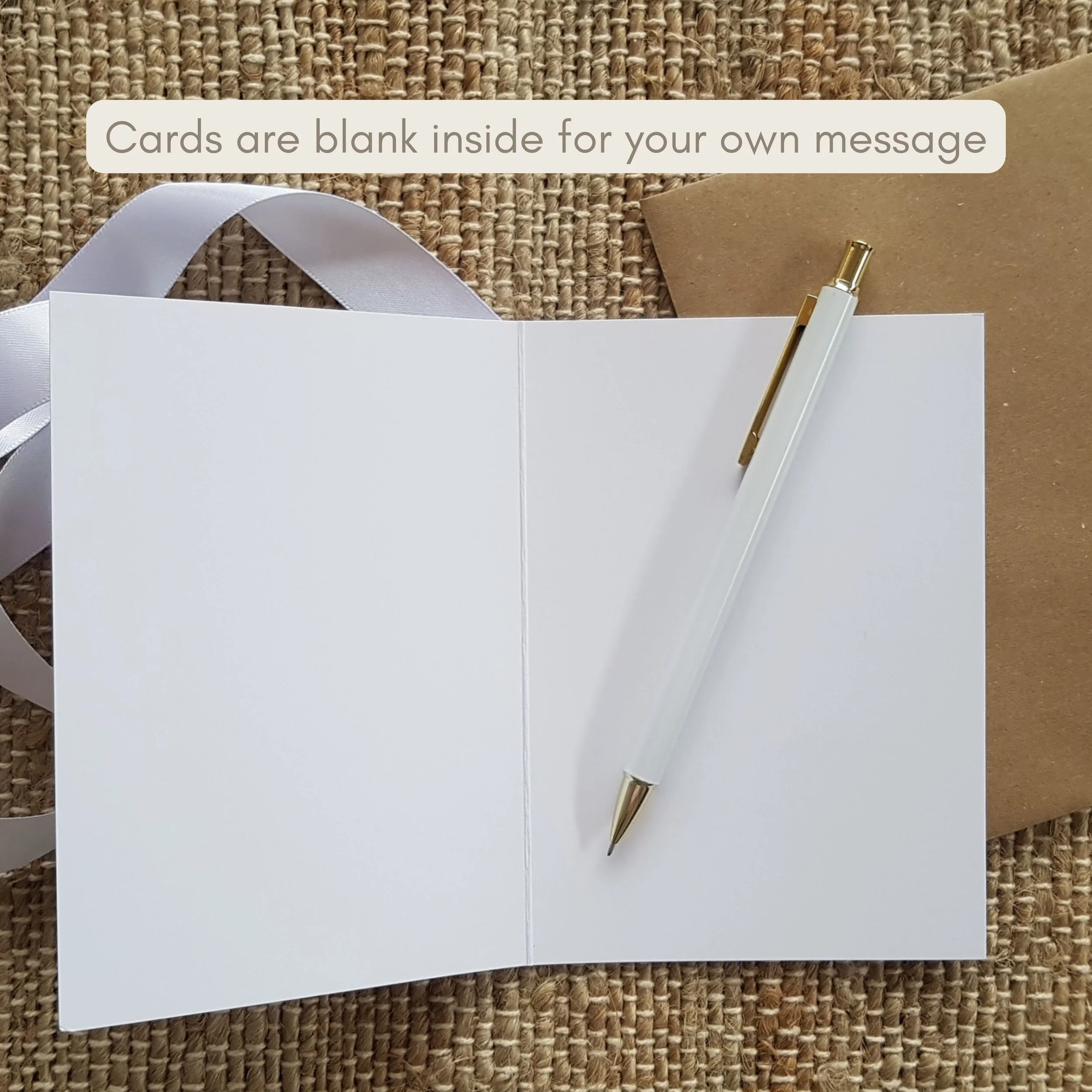 Cards are blank inside for your own message.squareimageforetsy.jpg