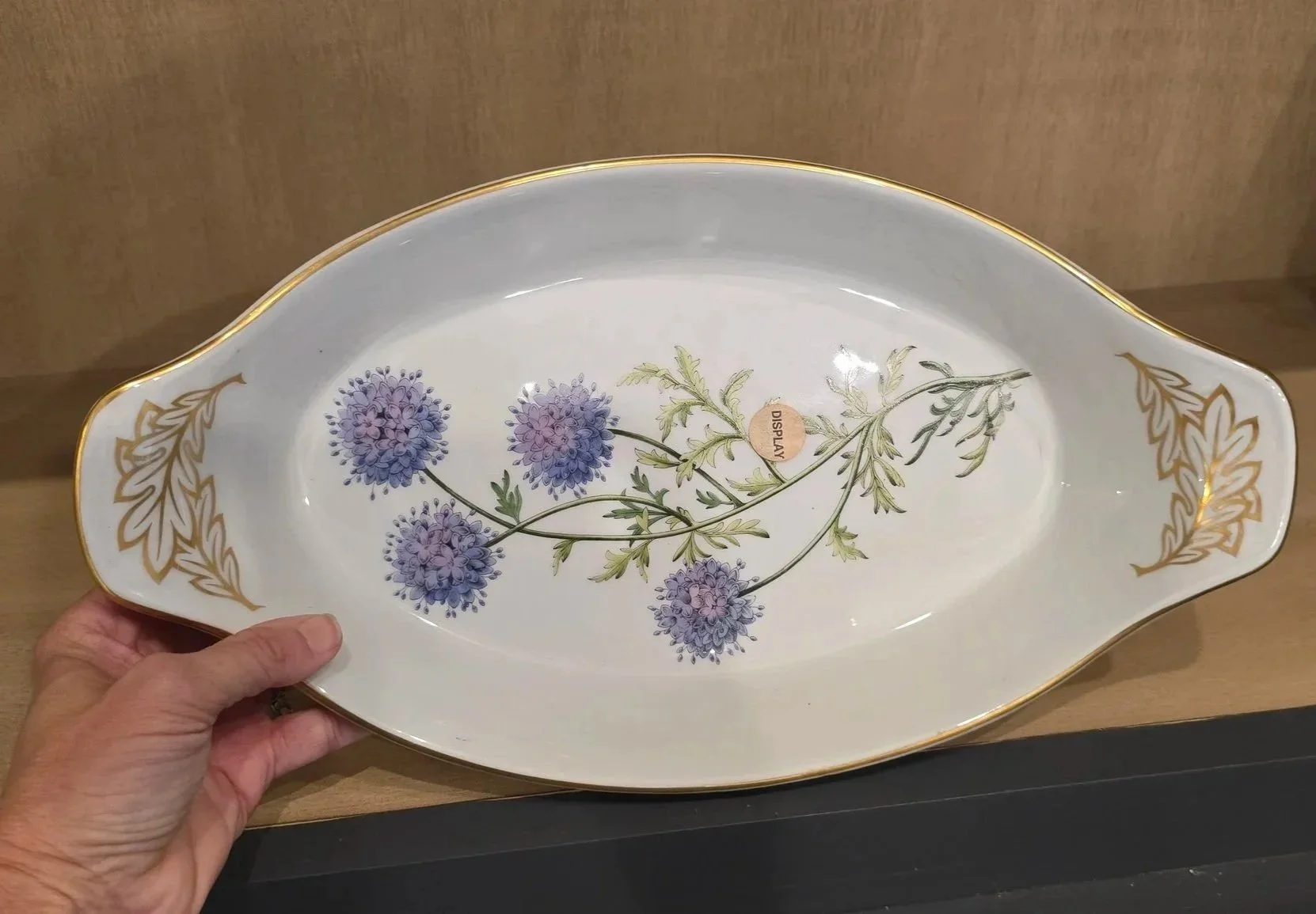 Vintage Spode Stafford Flowers Serving Dish