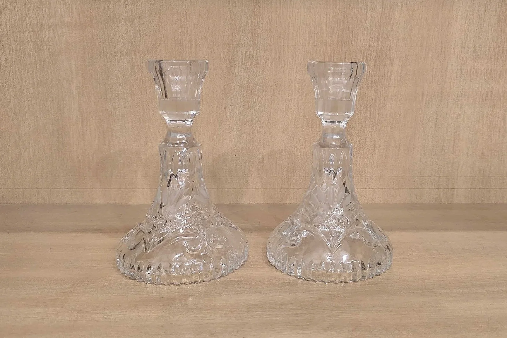 Crystal Candle Holders (Set of 2)