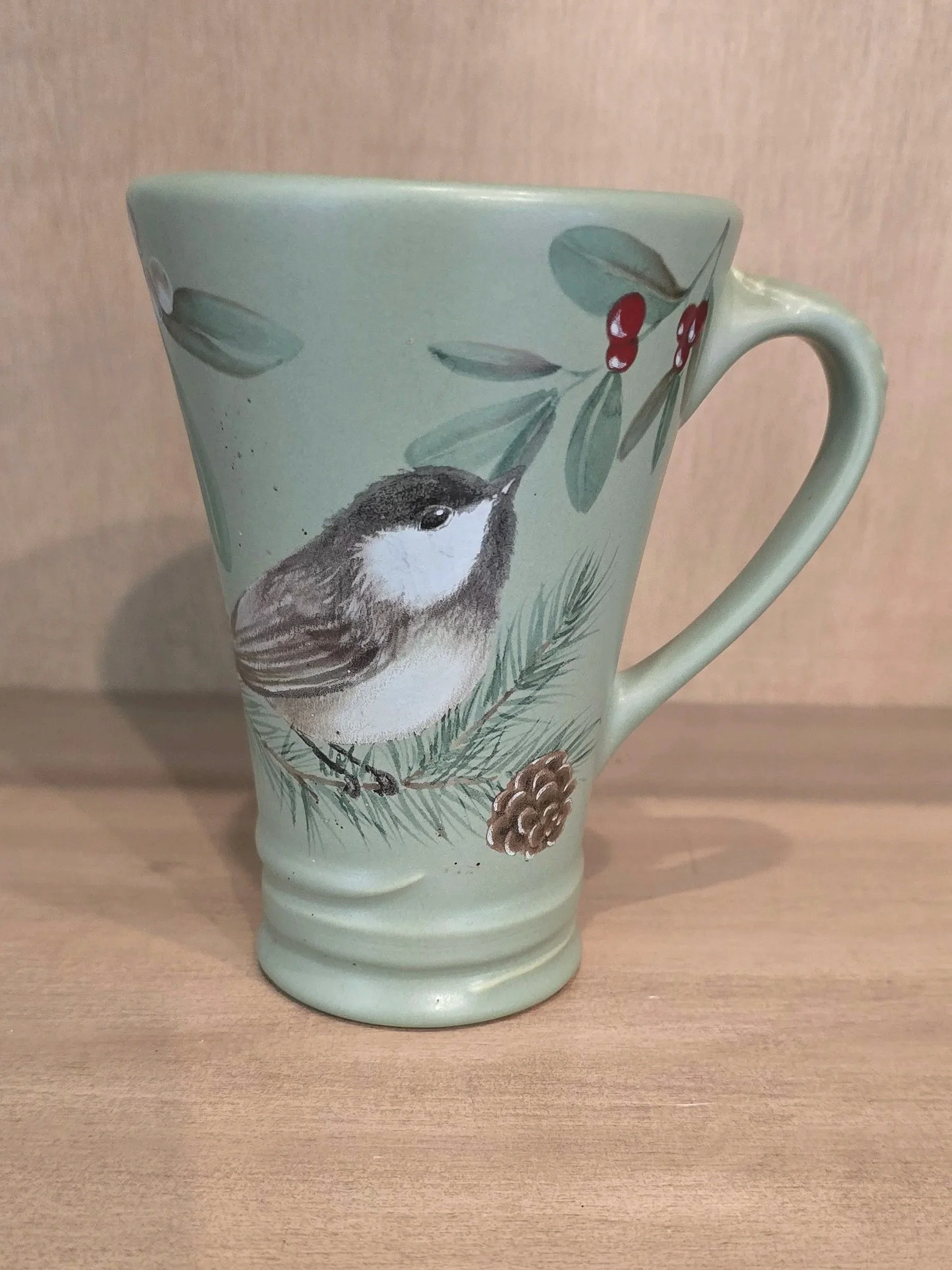 Vintage Pfaltsgraff Winterwood Bird Mug