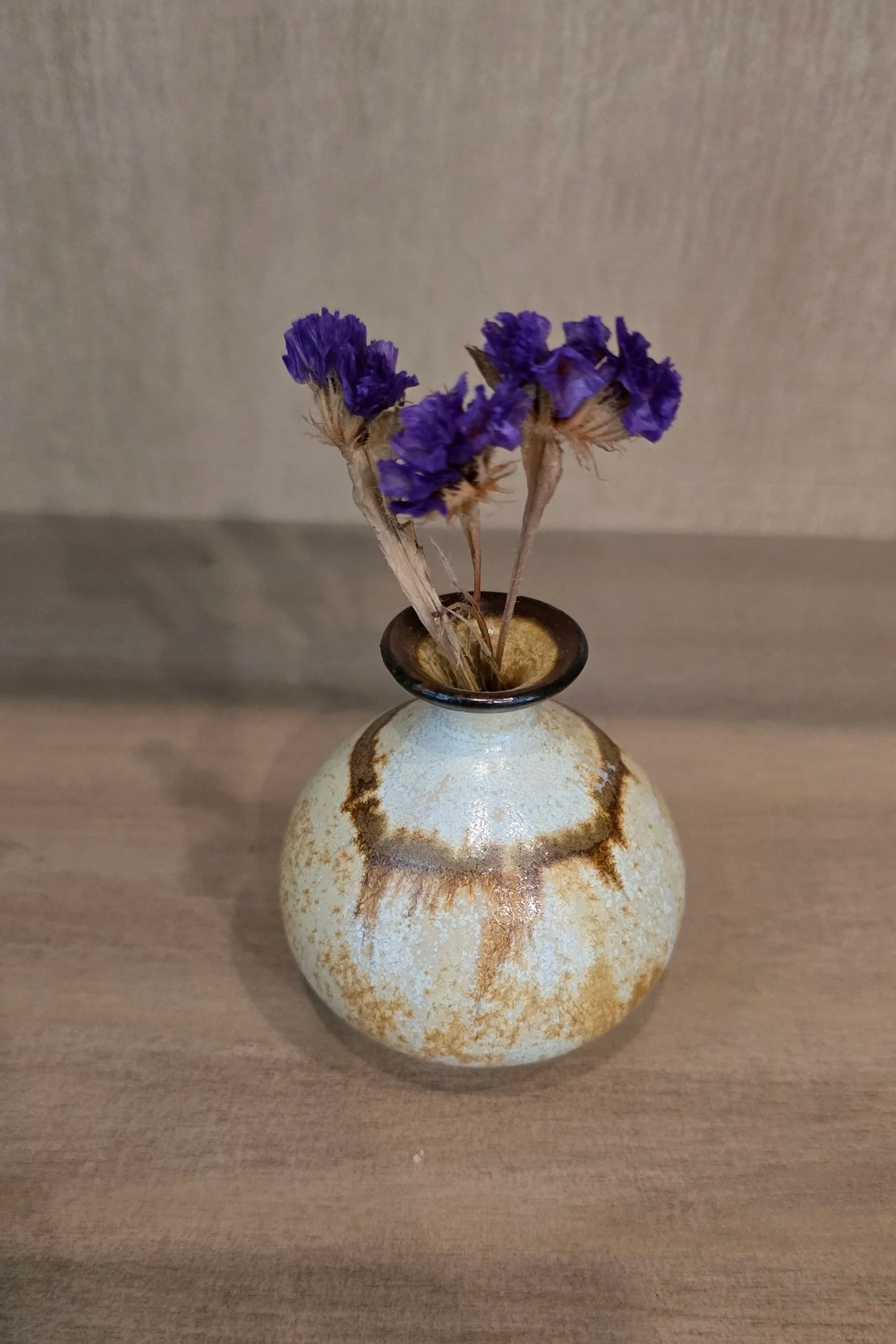 Mini Drip Pottery Vase - VTG