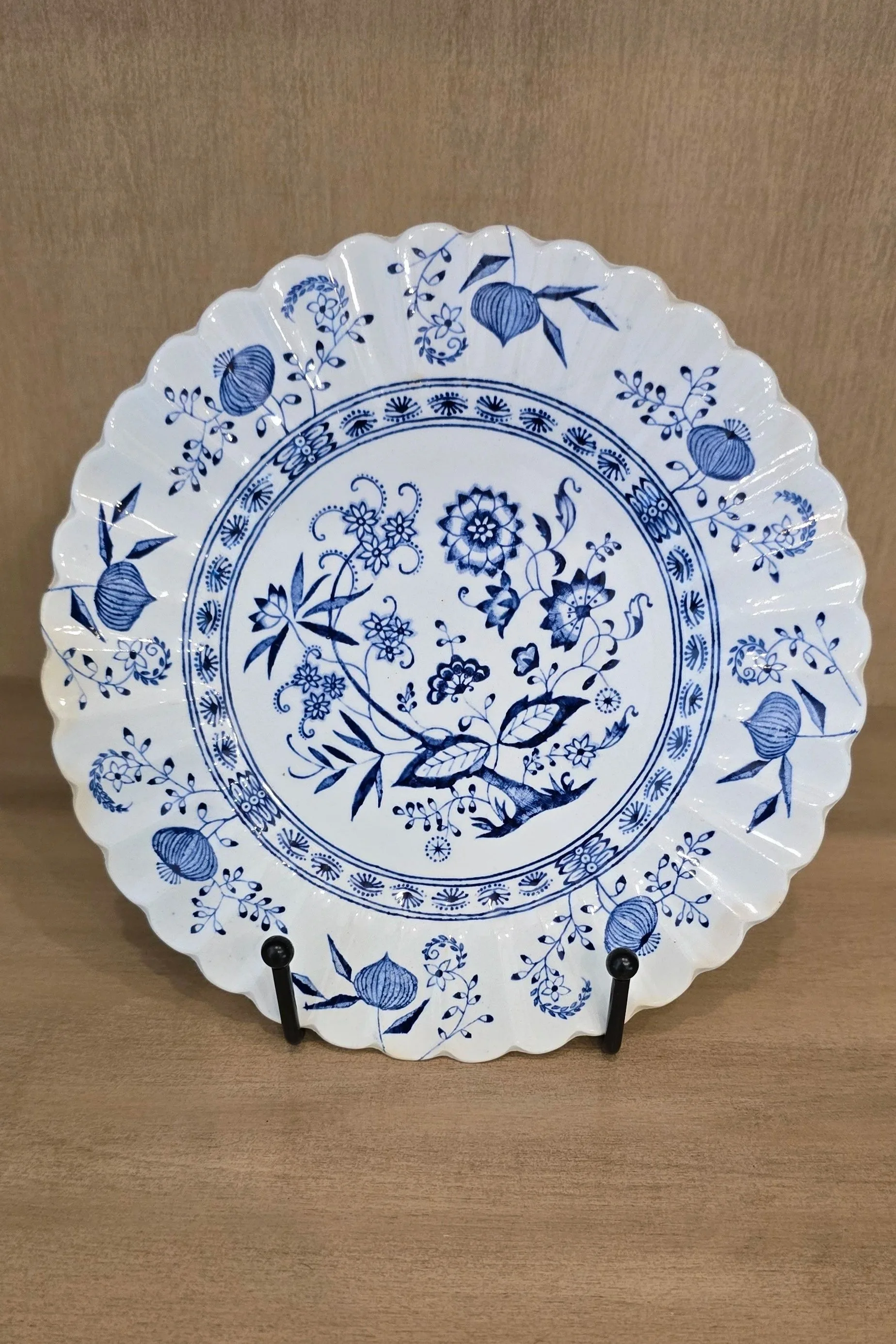 Blue Nordic Antique Saucer