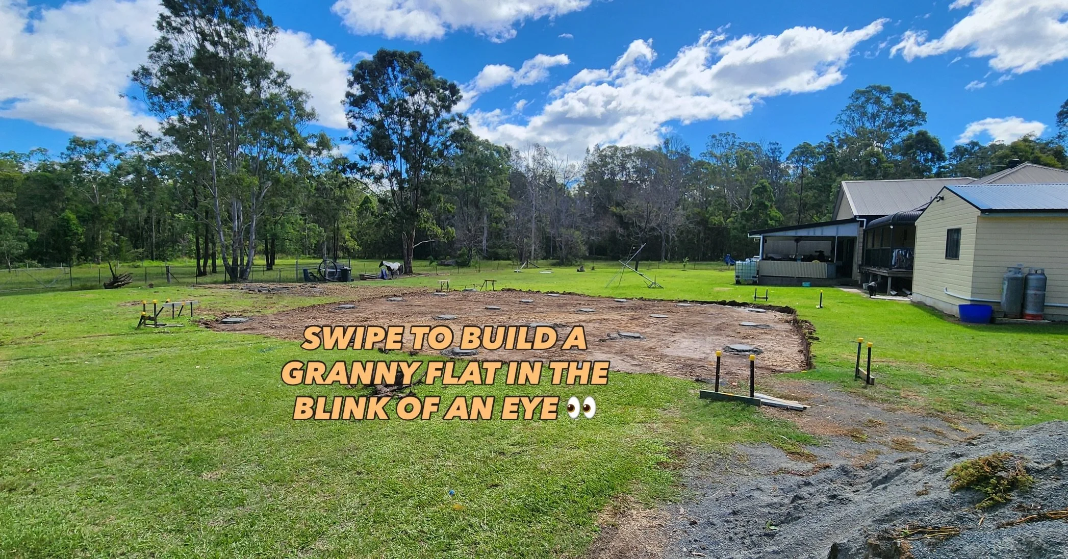 Getting to the REAL exciting part of this build. The internal works are taking shape, the vision is becoming reality, and we&rsquo;re getting closer to handing over another completed granny flat. 

🤝💥 #grannyflat #tareebuilder #midnorthcoastnsw
