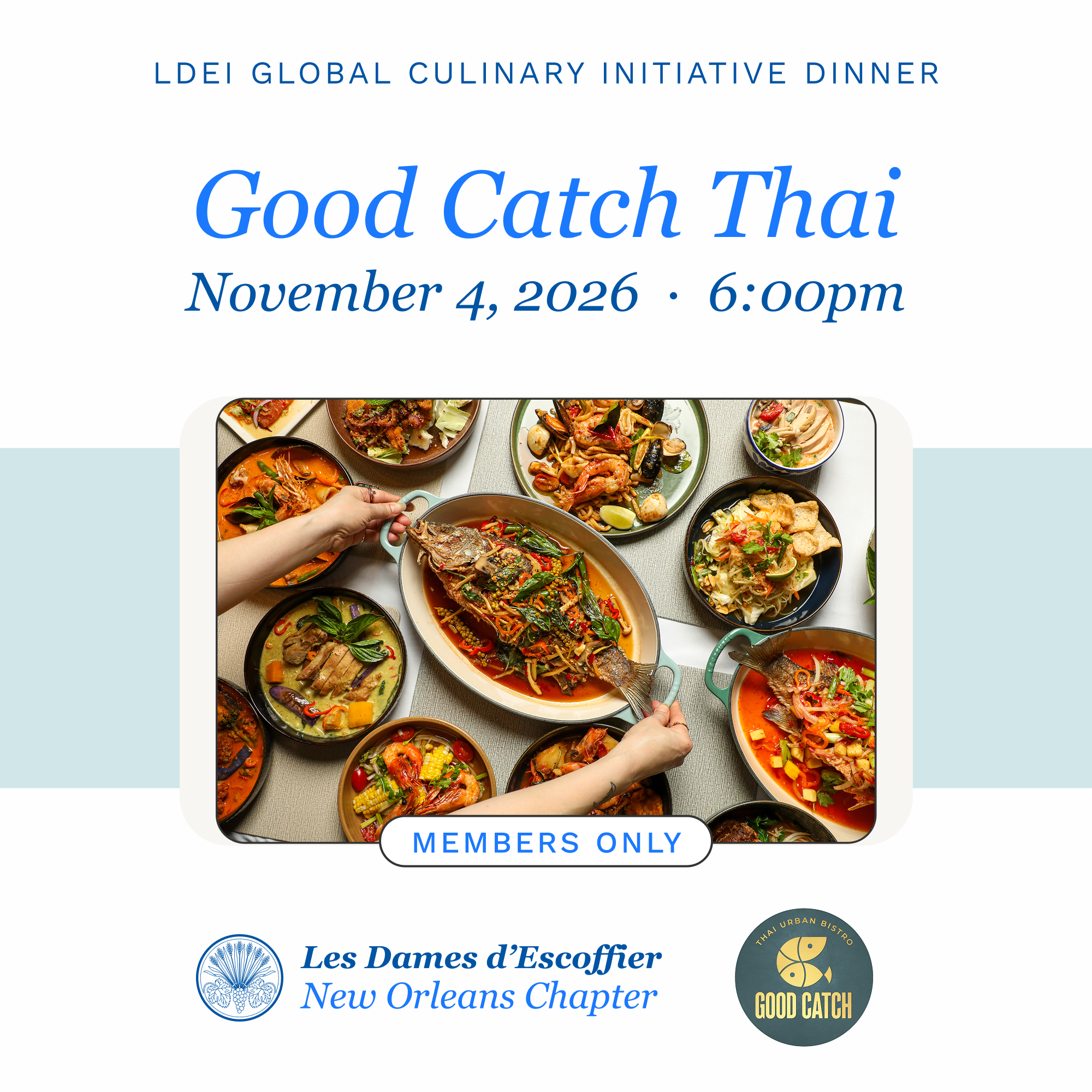 Good Catch Thai  •  Global Culinary Initiative Dinner