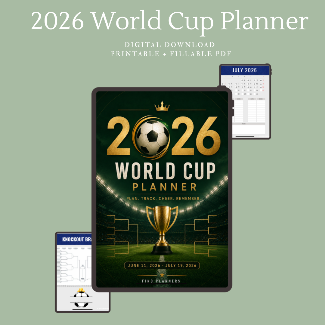 2026 World Cup Planner | Digital Tournament Tracker & Match Journal