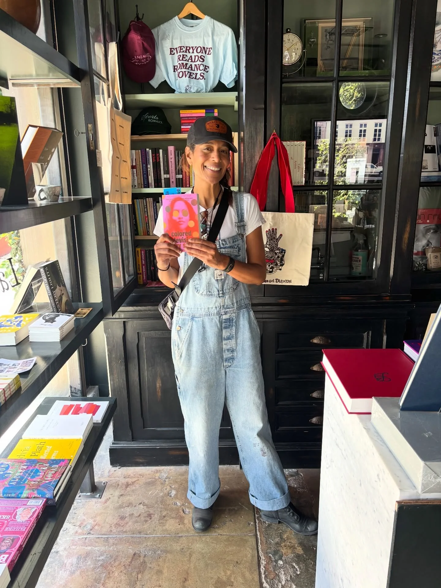 Not even 2 hours into the shop being open today and I looked up to see a group of dear writer friends from my MFA program @ucrpdlrmfa , who journeyed here (some for hours!!) to surprise me! To everyone who talks shit about creative writing MFA progra