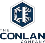Logo of Conlan, featuring a hexagon with a stylized letter 'C' and the text 'Conlan' beneath