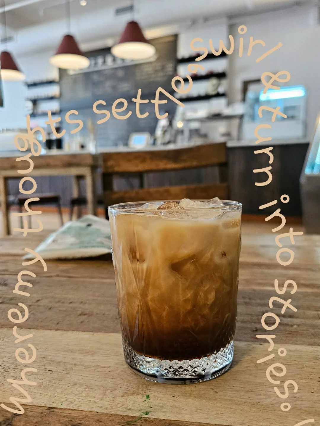 coffee thought swirl relax stories thoughts settle