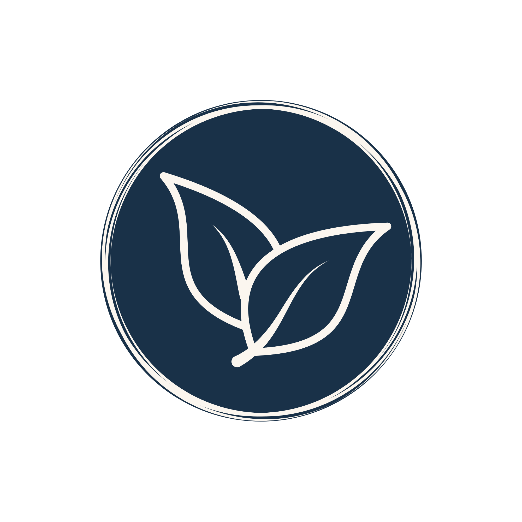 Dr. Bonnie Rosenberg navy blue leaf logo