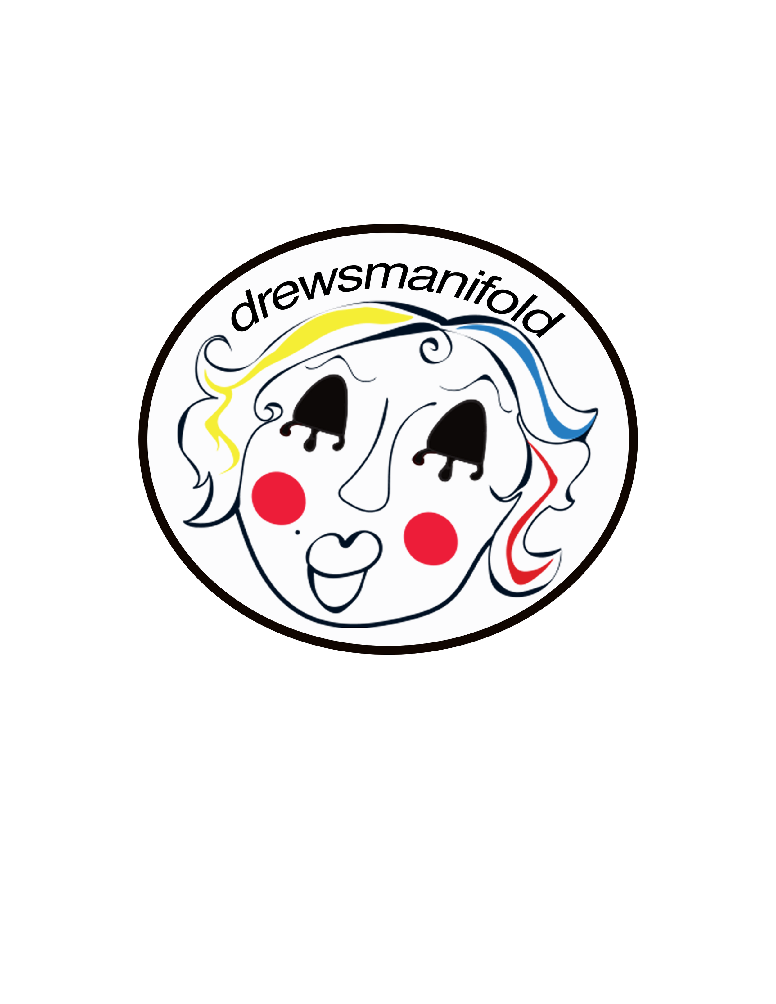 Drewsmanifold Logo Sticker
