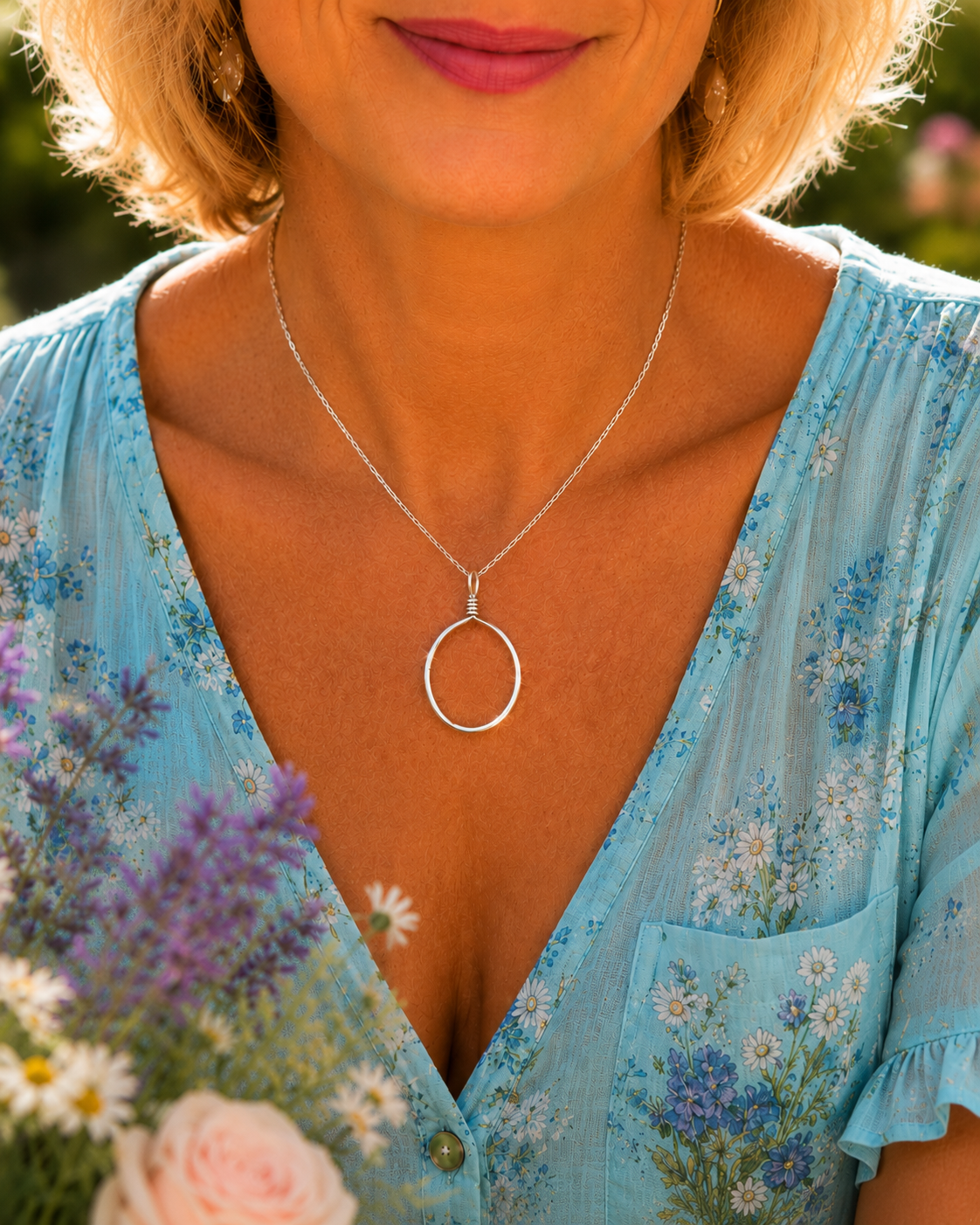 Sterling Silver Choices Necklace