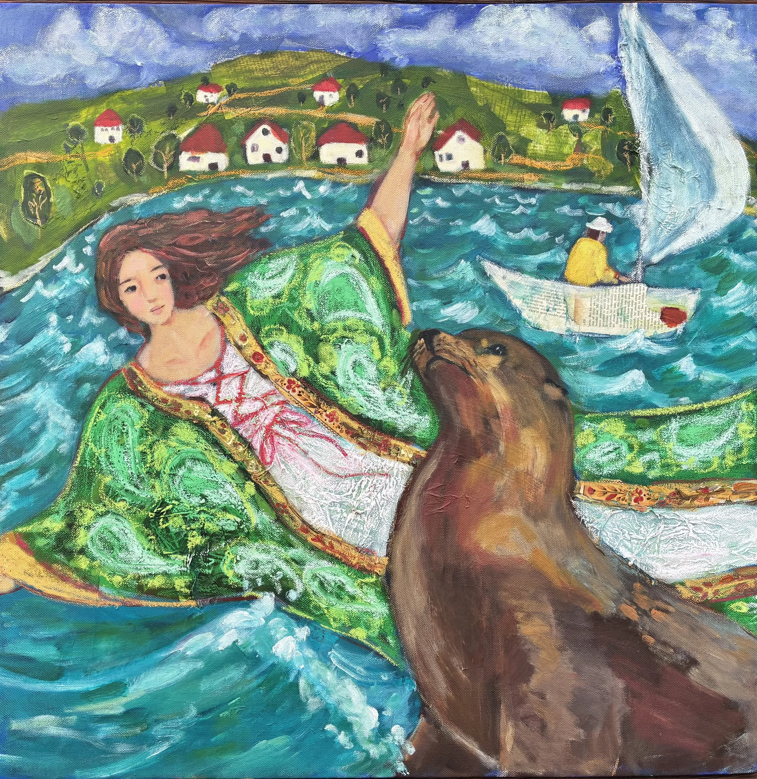 Return to the Sea
2026
Acrylic paint and mixed media on linen
76 x 76 cm
$520