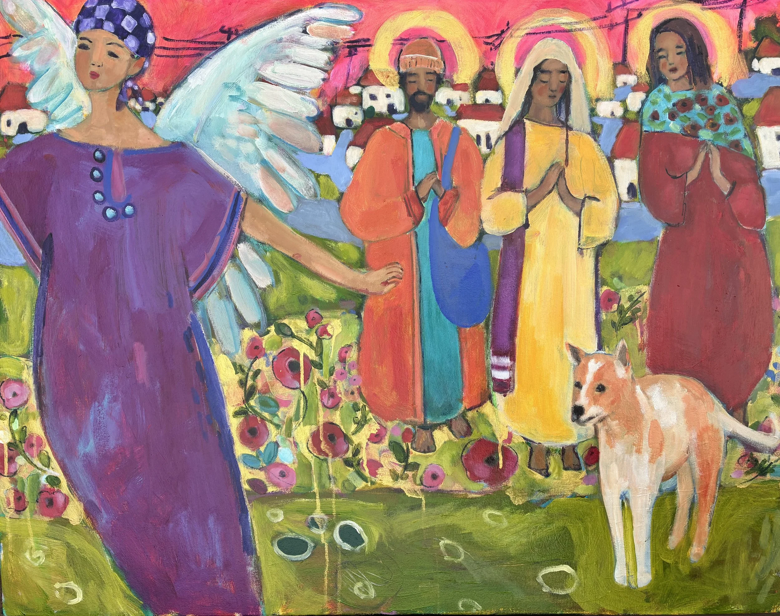 'Peace Walk'
2026
Acrylic on canvas
80 x 100 cm
$680