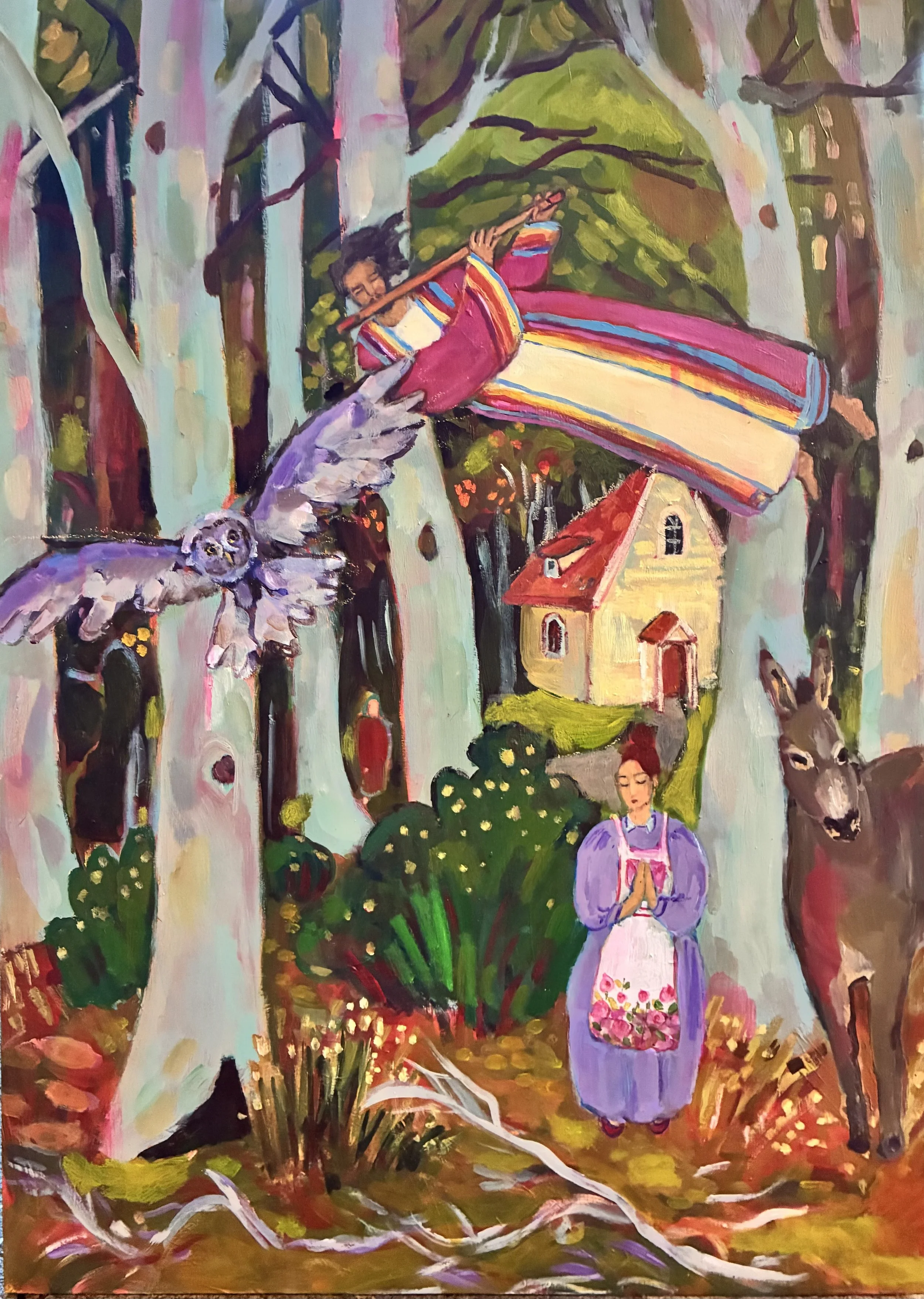 Forest Song
2026
acrylic on board, framed
60 x 85cm
$650 (framed)