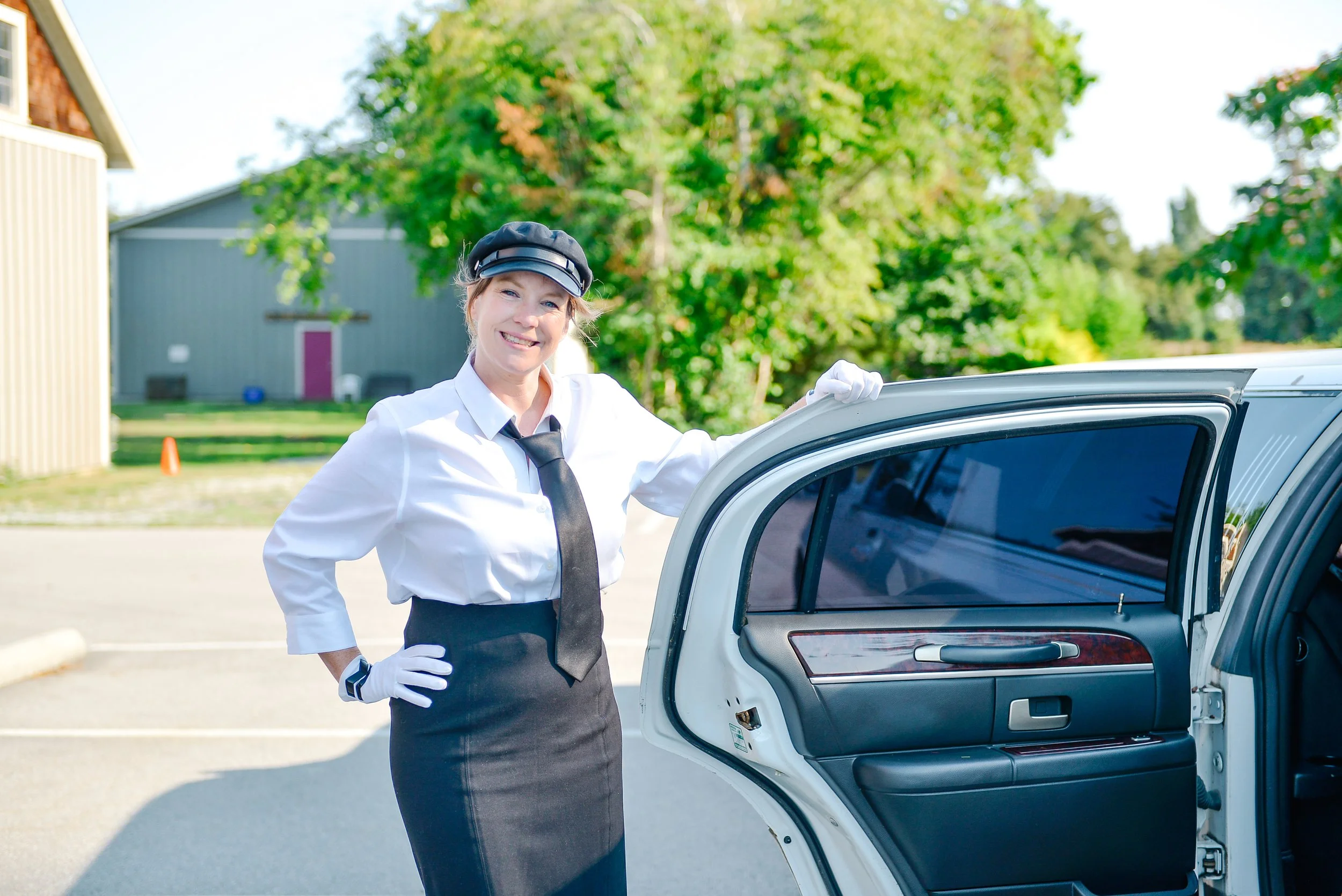 Image of Jenny with Limo