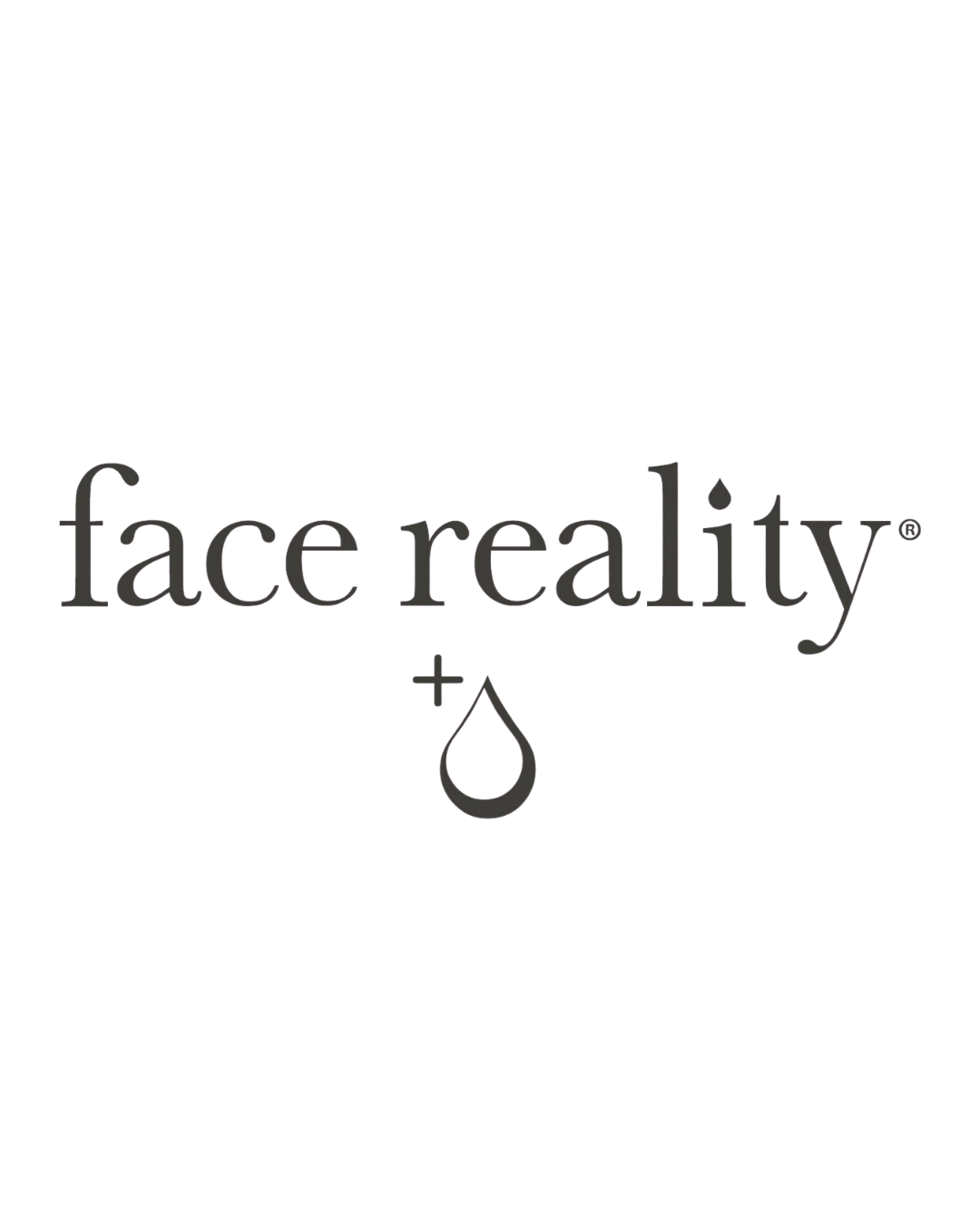 Face Reality logo with text and droplet symbol.