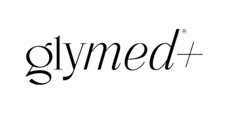 Glymed logo in black and white