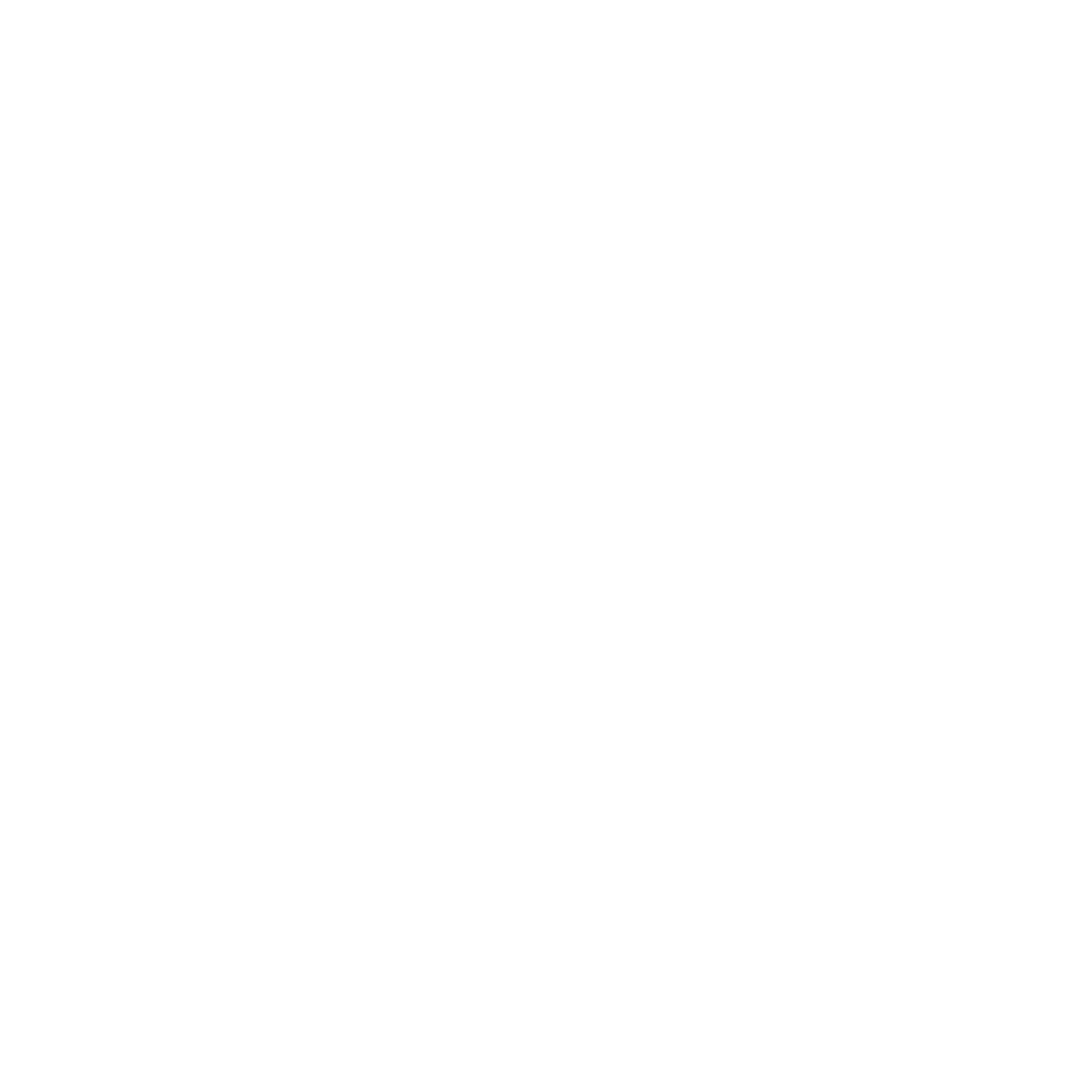 Icon of a microphone, outlined in white on a black background.