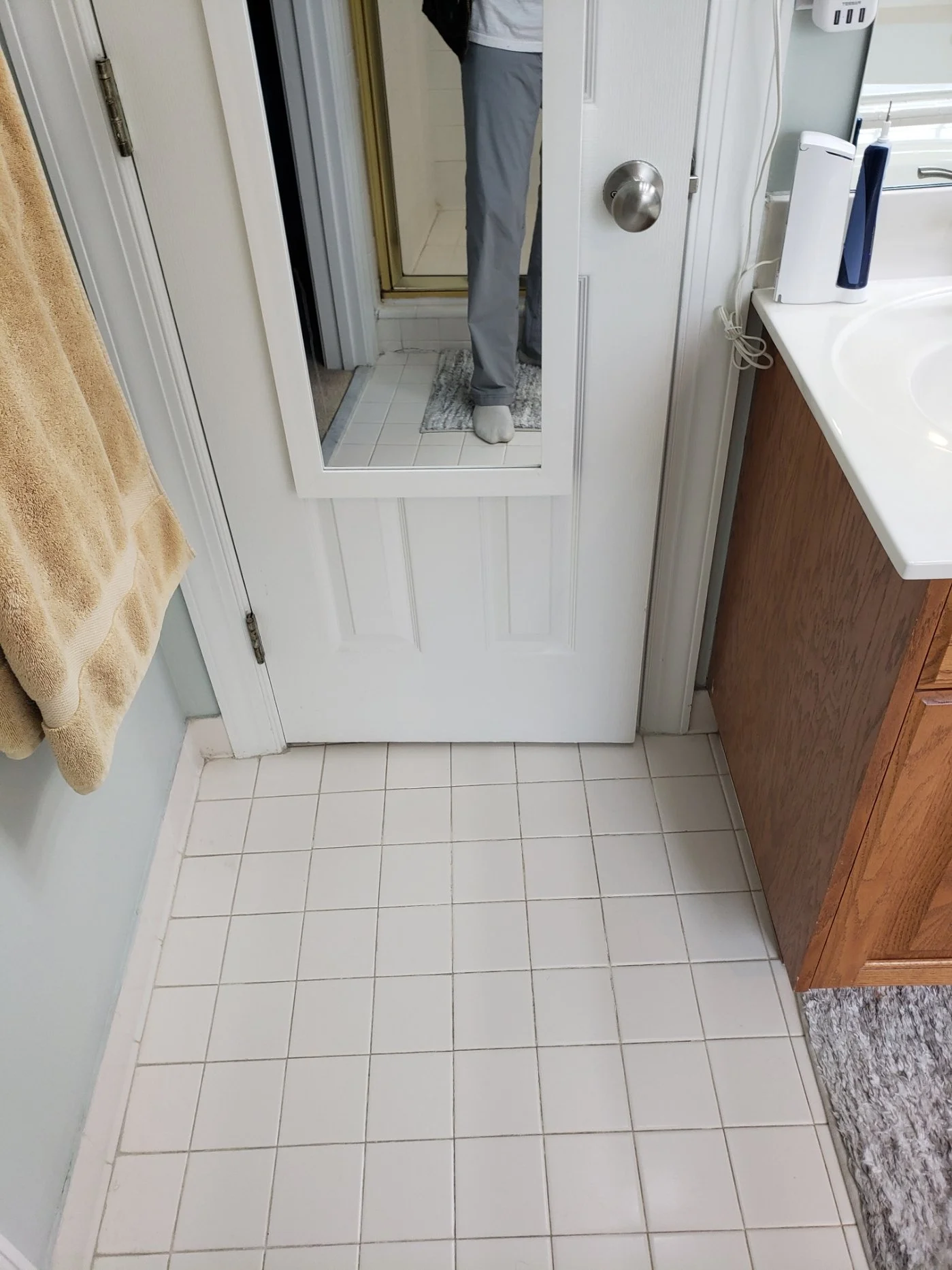 bathroom before