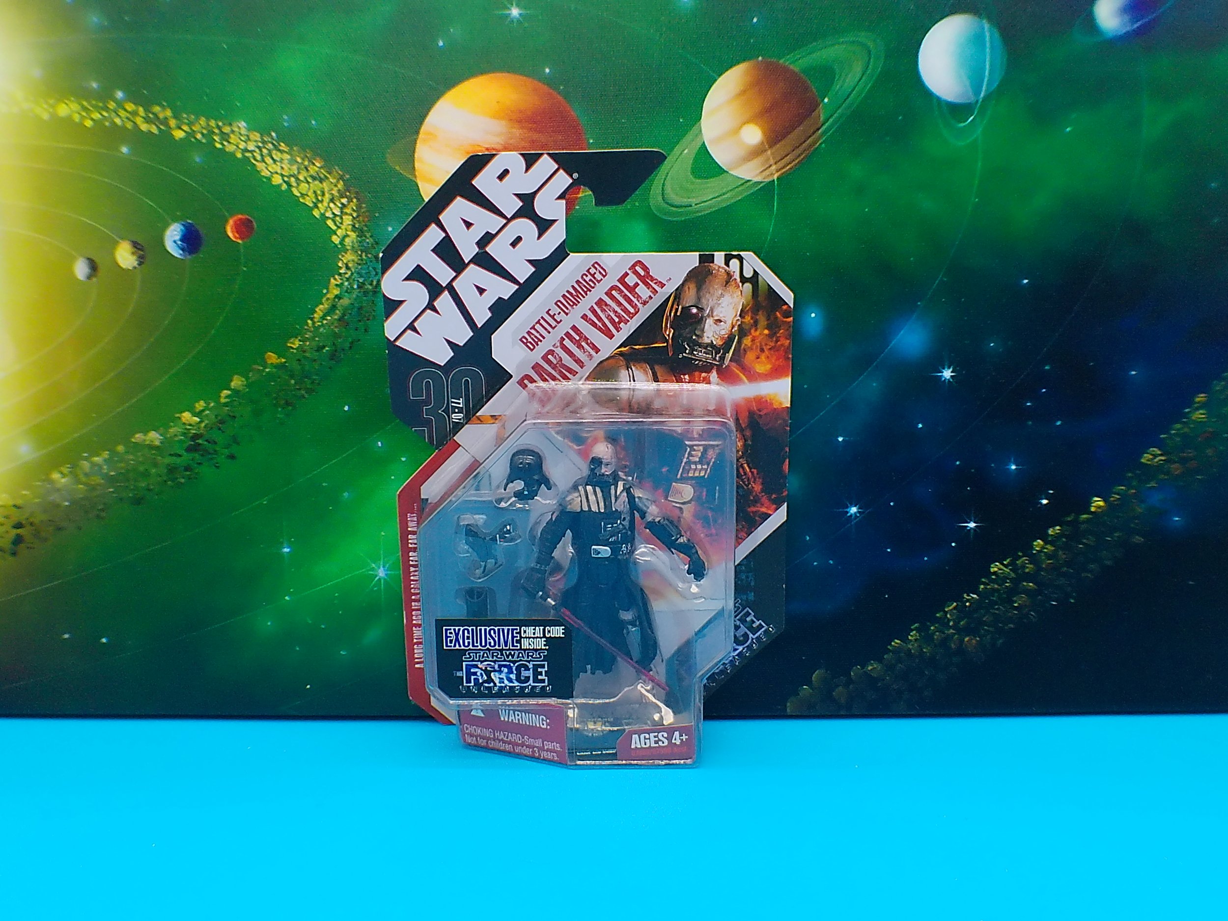 Star Wars 30th Anniversary Battle Damaged Darth Vader Figure