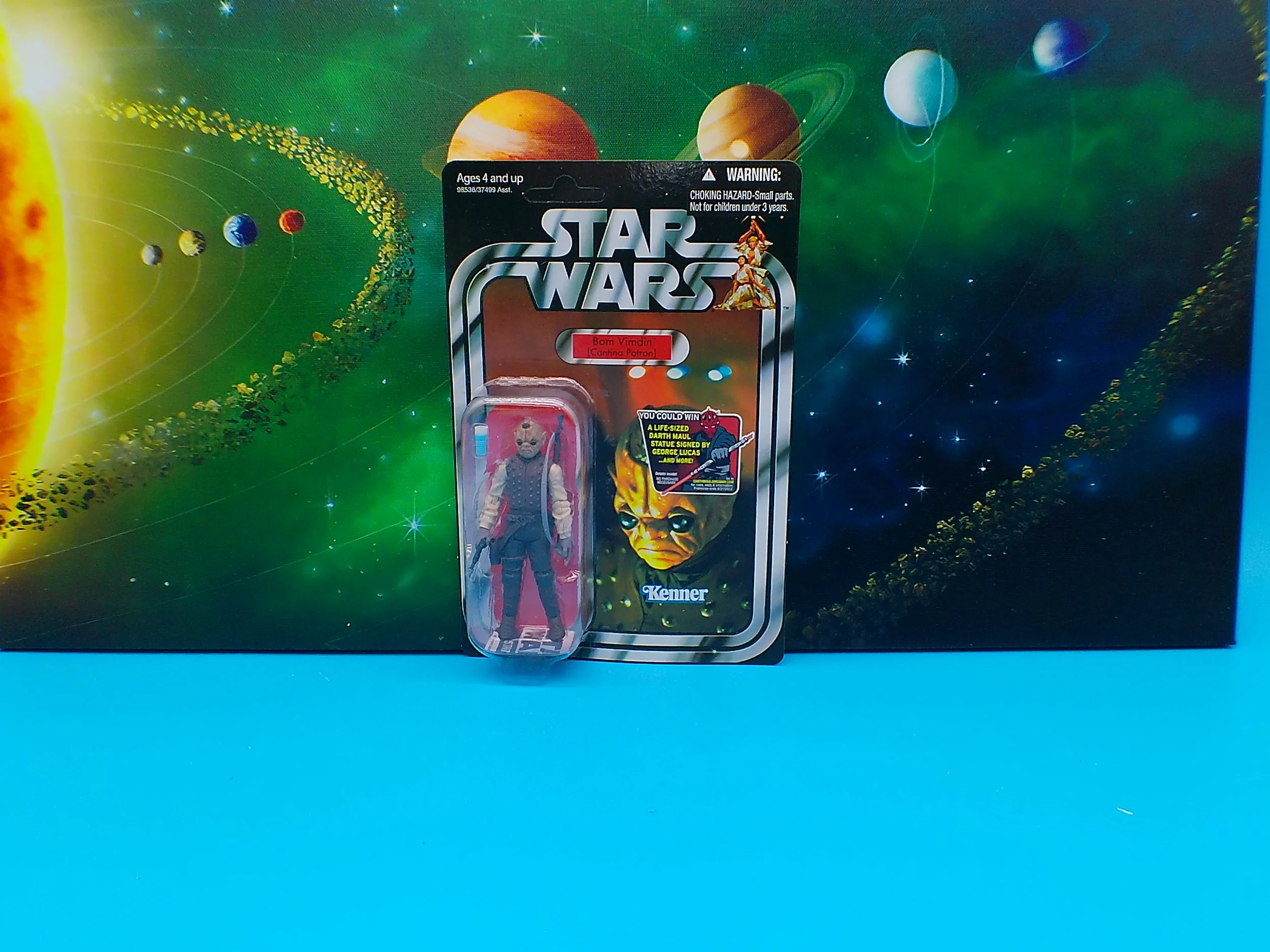 Vintage Collection Bom Vimdin VC 53 Action Figure Unpunched Card