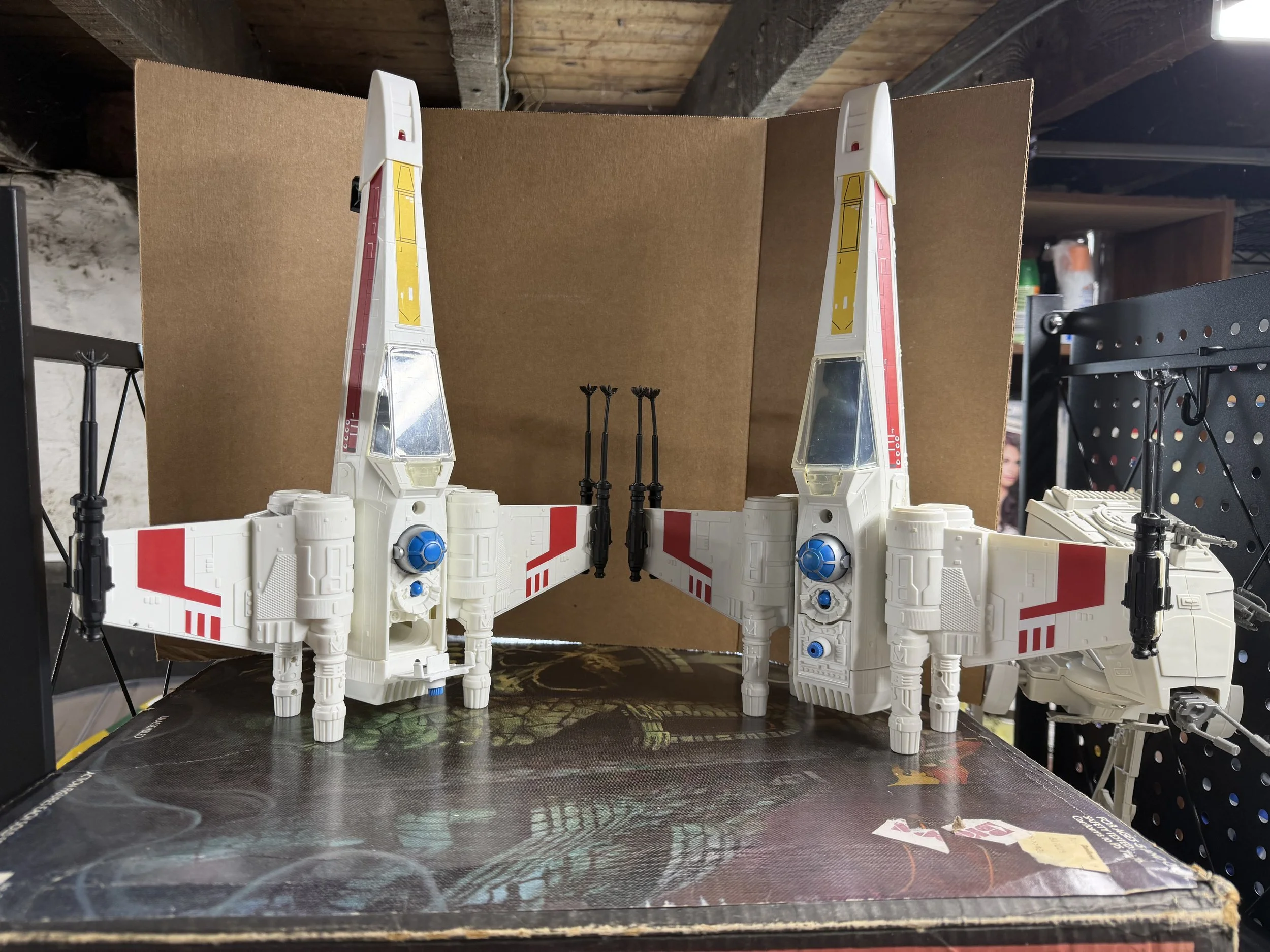A vintage X-Wing refurbished from the scrap heaps of Tatooine.