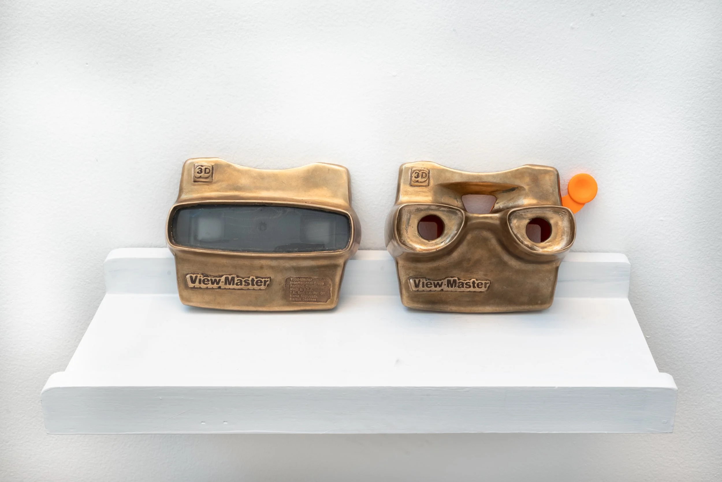 ViewMaster, Cast Bronze, Vintage plastic parts, 2026