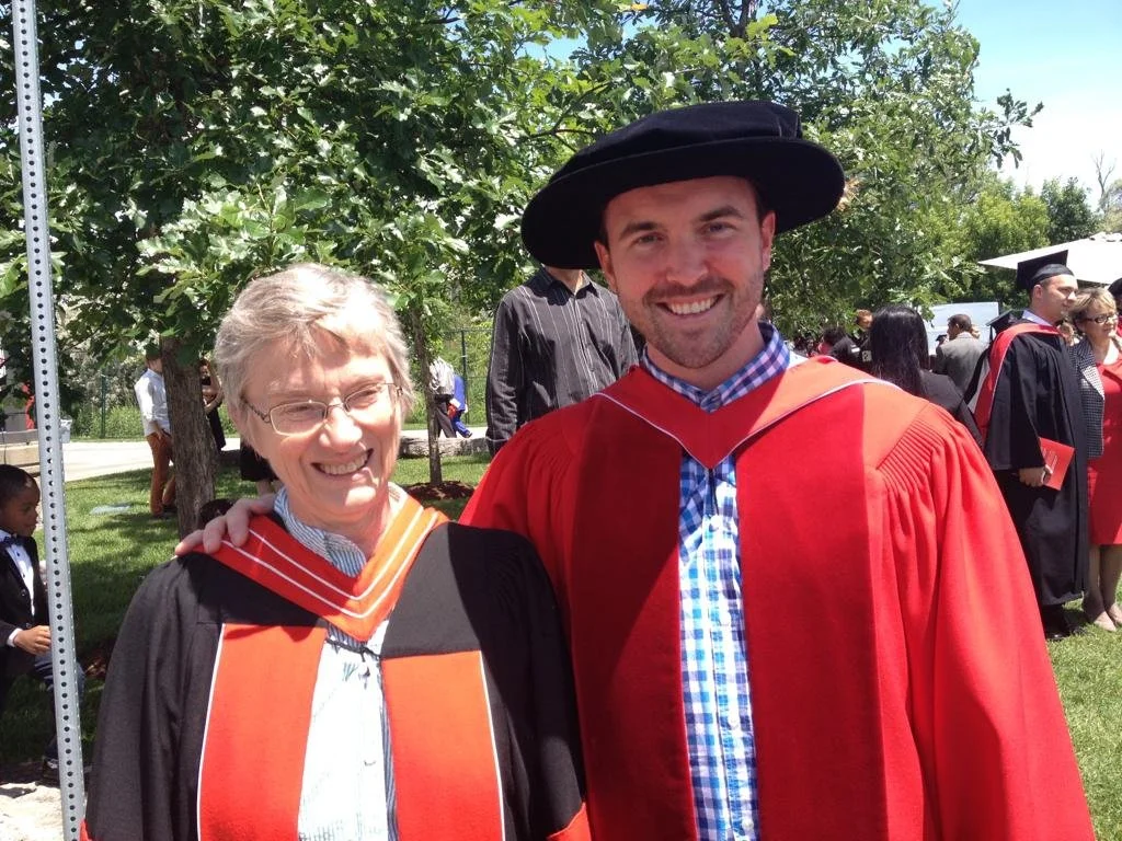 Ryan WHibbs with Libby Cohen at York U Graduation