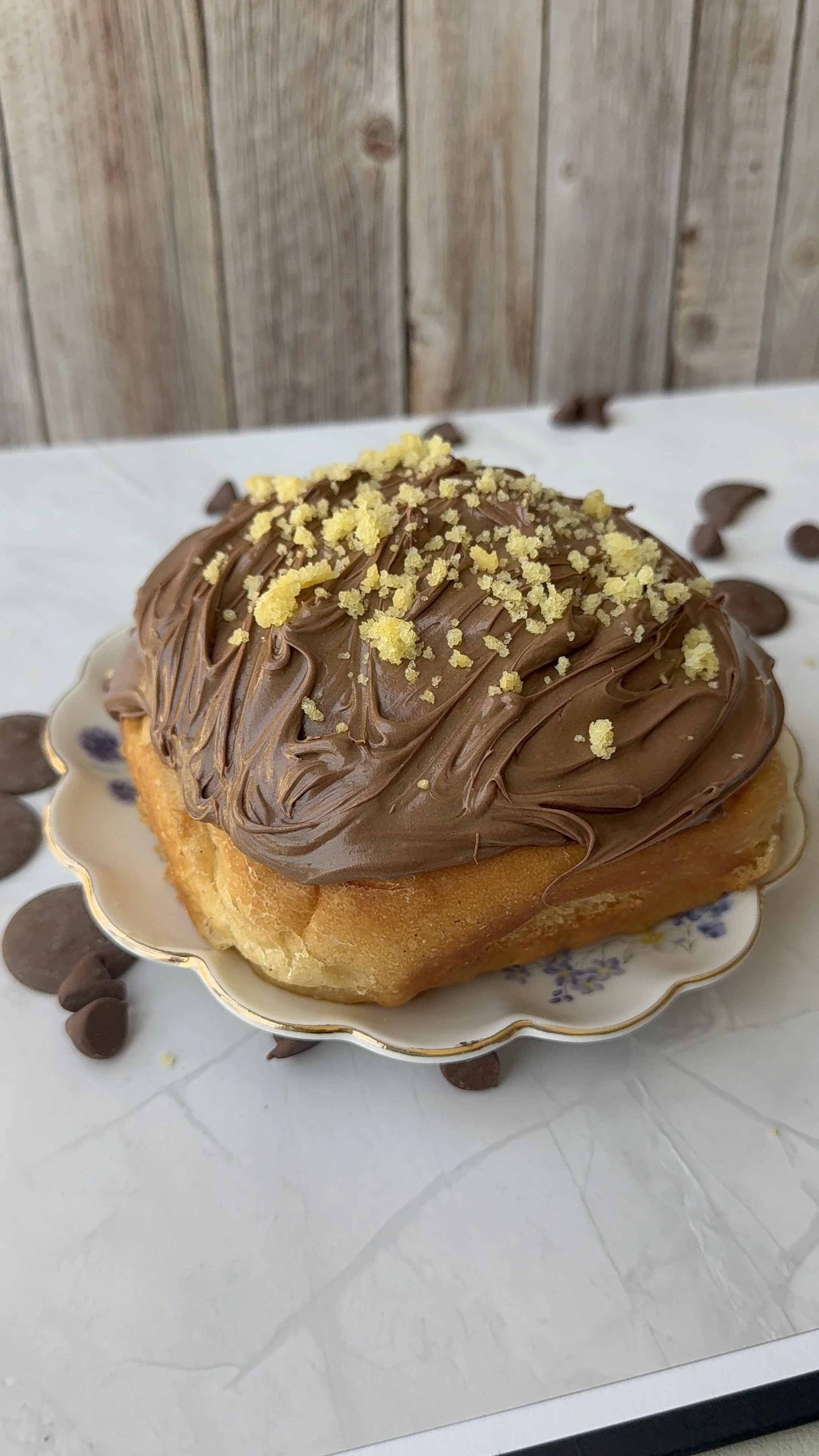 Yellow Cake, Chocolate Frosting