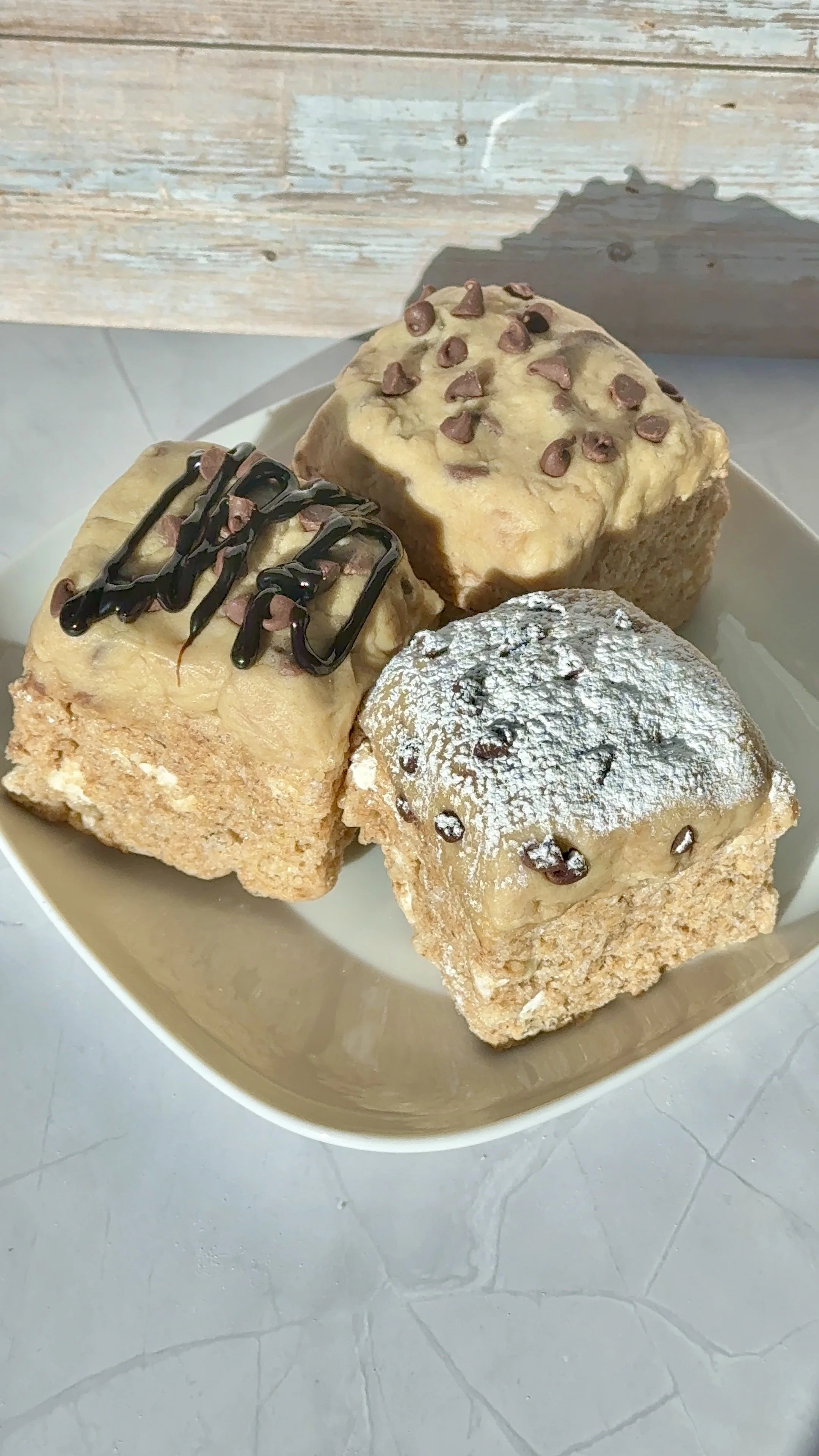Cookie Dough Crispy Rice Treats
