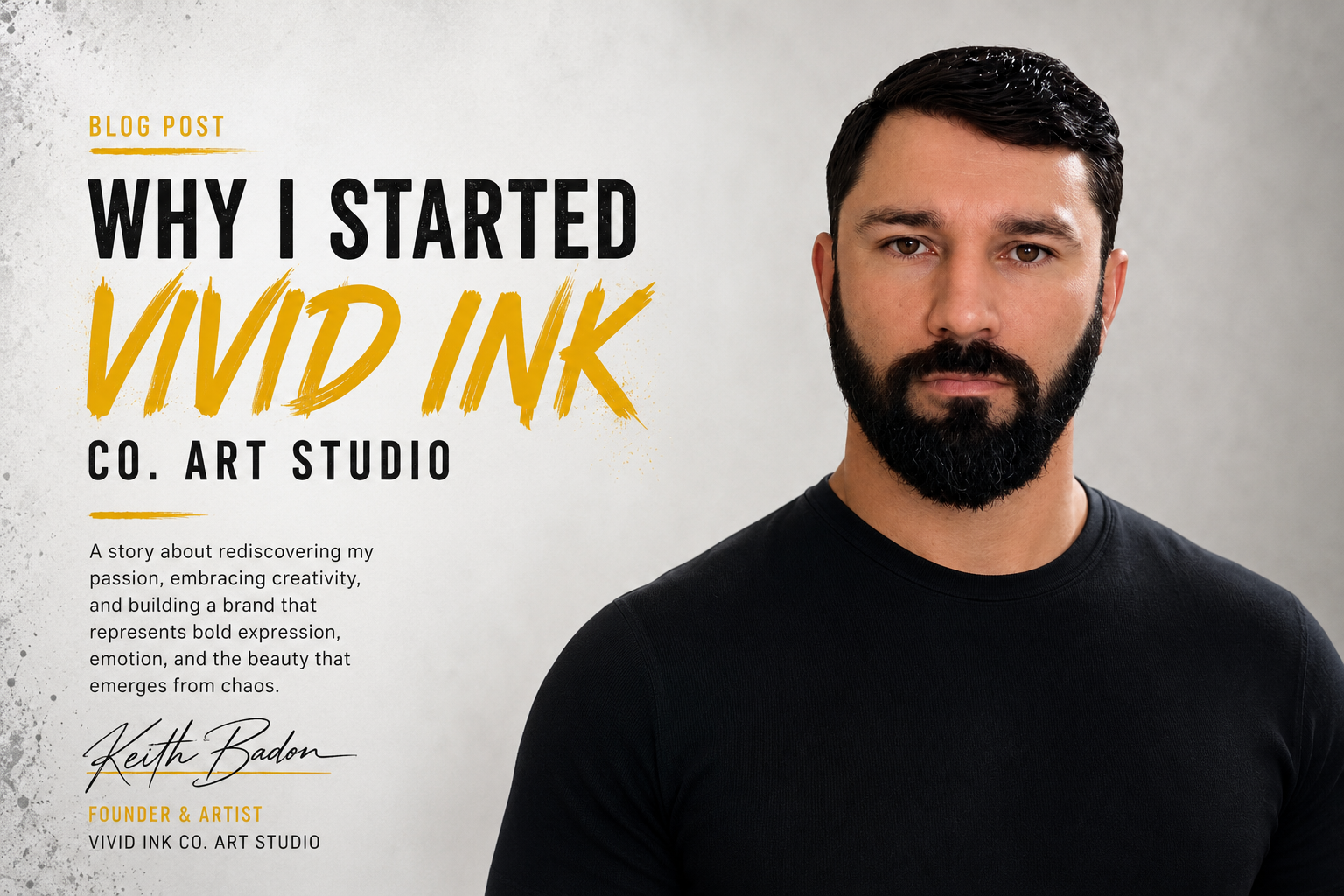 Why I Started Vivid Ink Co. Art Studio