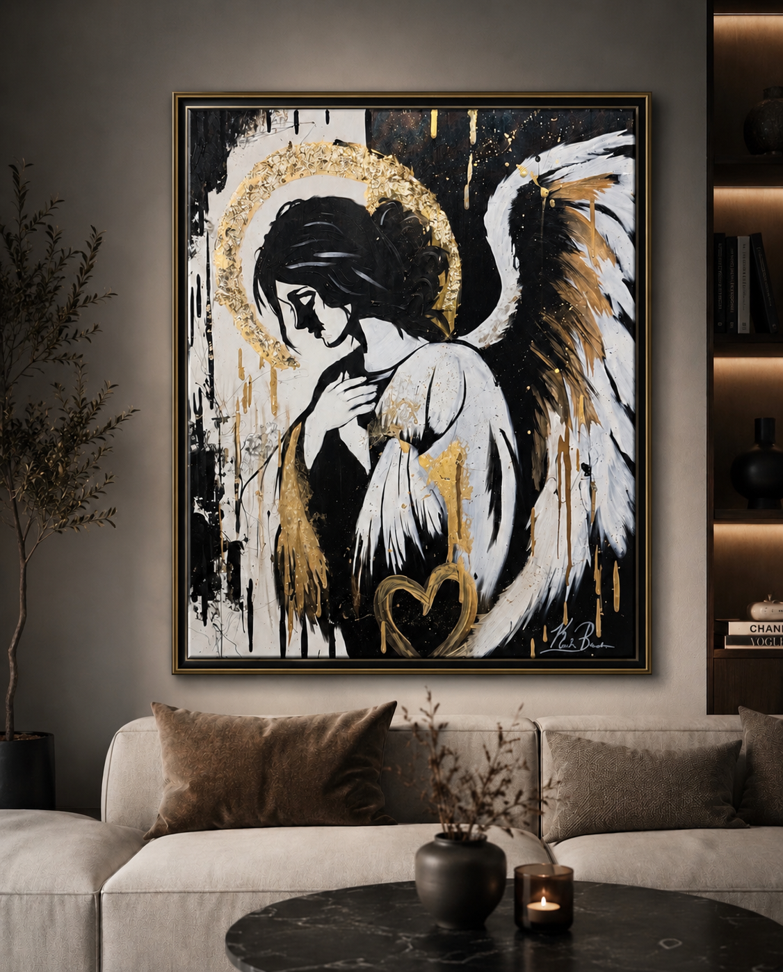 "Grace at the edge of Chaos"

--24" x 32" --Acrylic on Canvas--
-Original Is Not Available-