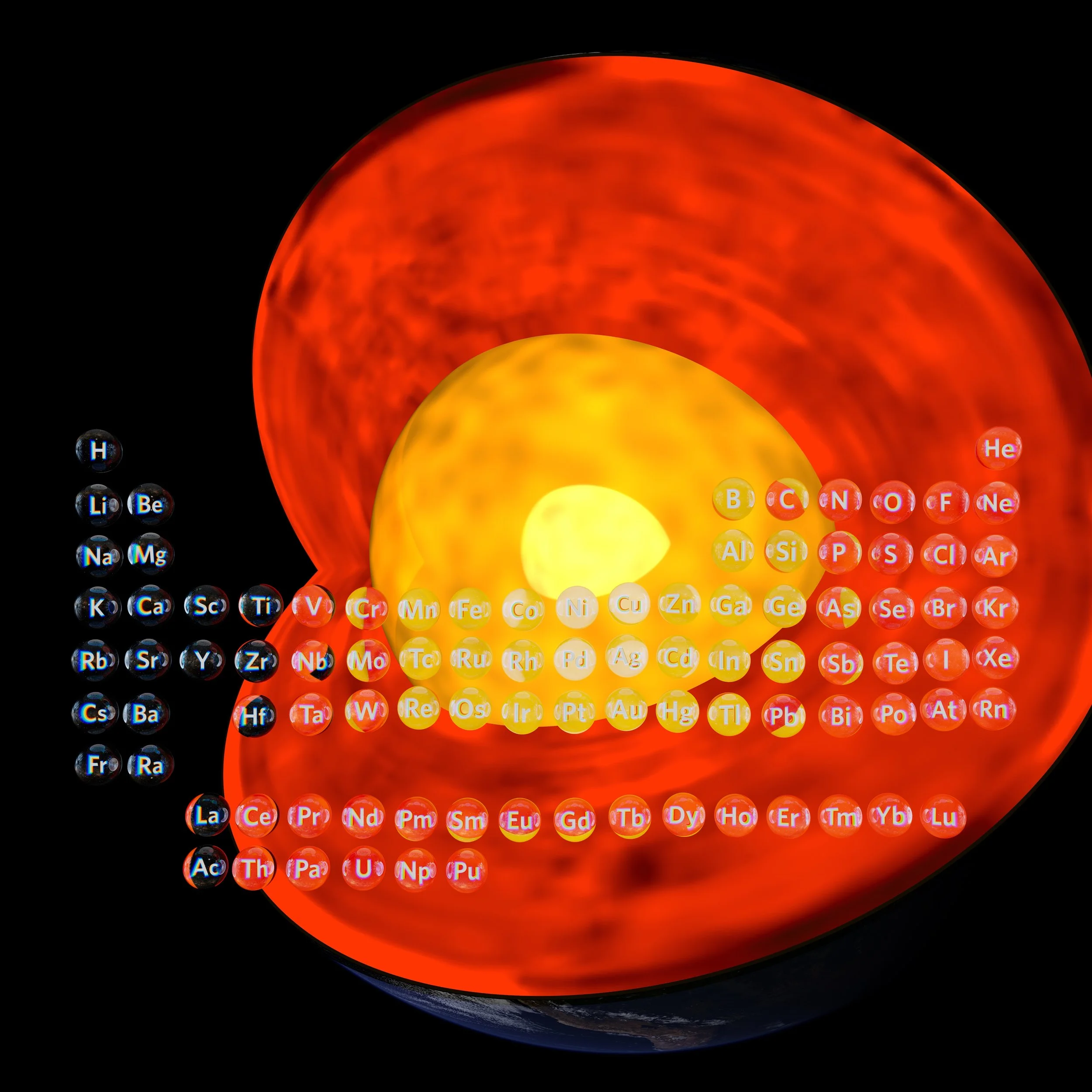 Earth’s habitability depends on many elements—not just the hydrogran and oxygen in our water and air or the carbon in living organisms, but also the iron and nickel in our planet’s core and the thorium and uranium that keep our planet warm. | Califor