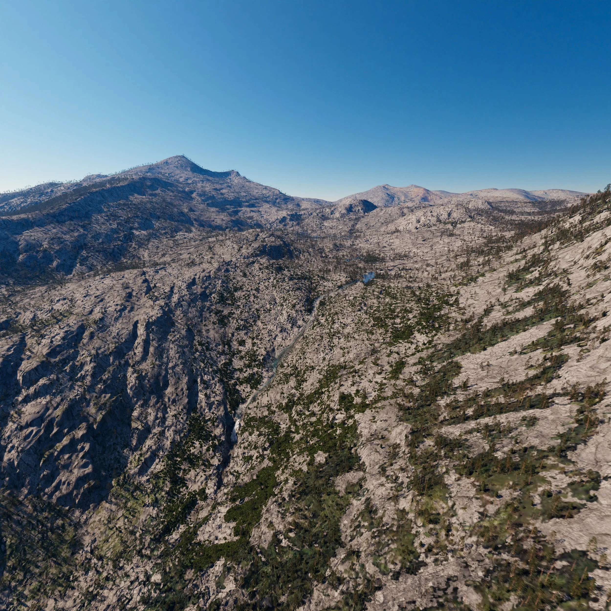 The planetarium show Spark begins and ends in the Sierra Nevadas—at a human scale that grounds audiences in the world around us. Elements in the rocks, plants, water, and air originated inside distant stars, and the familiar setting helps make a reco