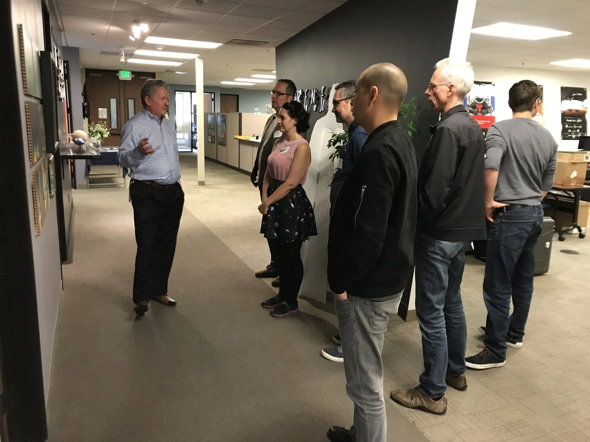 Cheryl and Team Visiting SETI