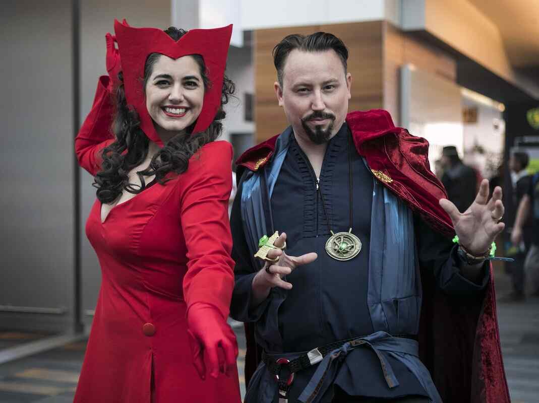 Featured in Mercury News - Cosplay (Scarlet Witch & Doctor Strange)  |  Cheryl & Sean Vanderbilt, Silicon Valley Comic Con 2018.