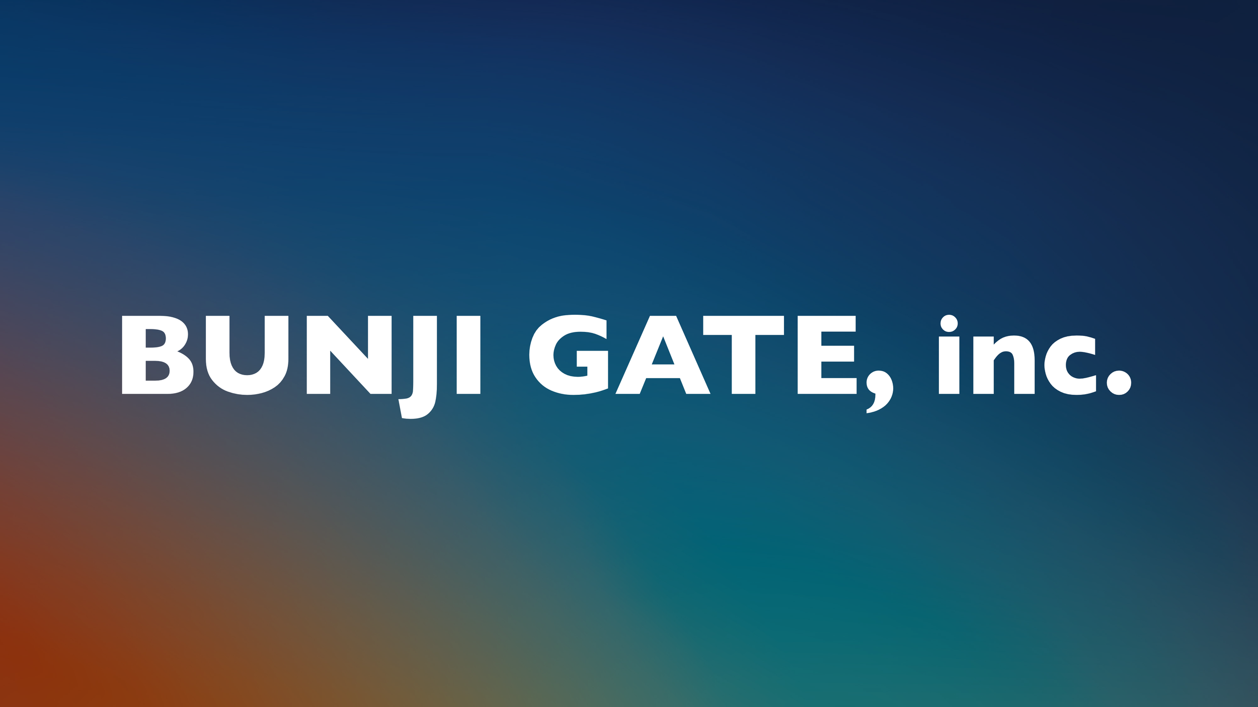 BUNJI GATE公式ウェブサイトを公開しました！