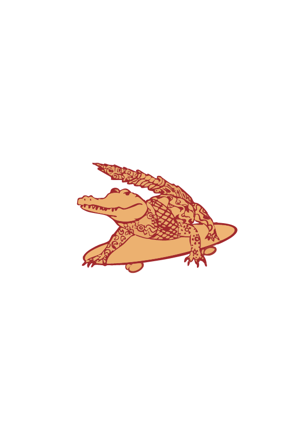 Crocodile Brand Character