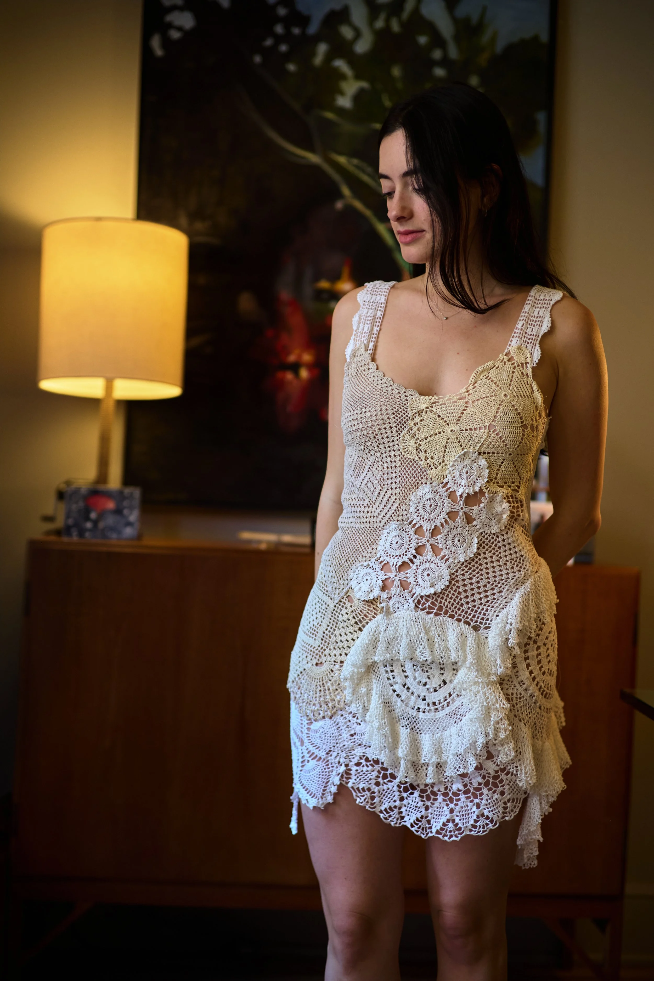 Patchwork Crochet Dress