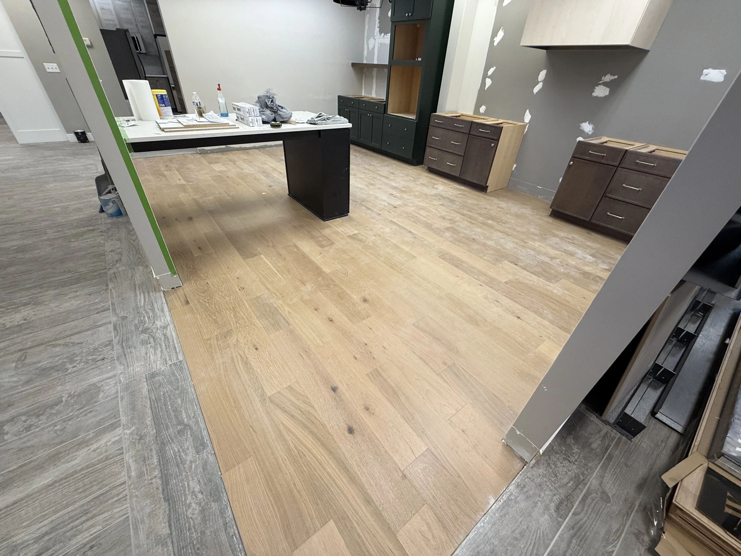 Flooring In a New Kitchen