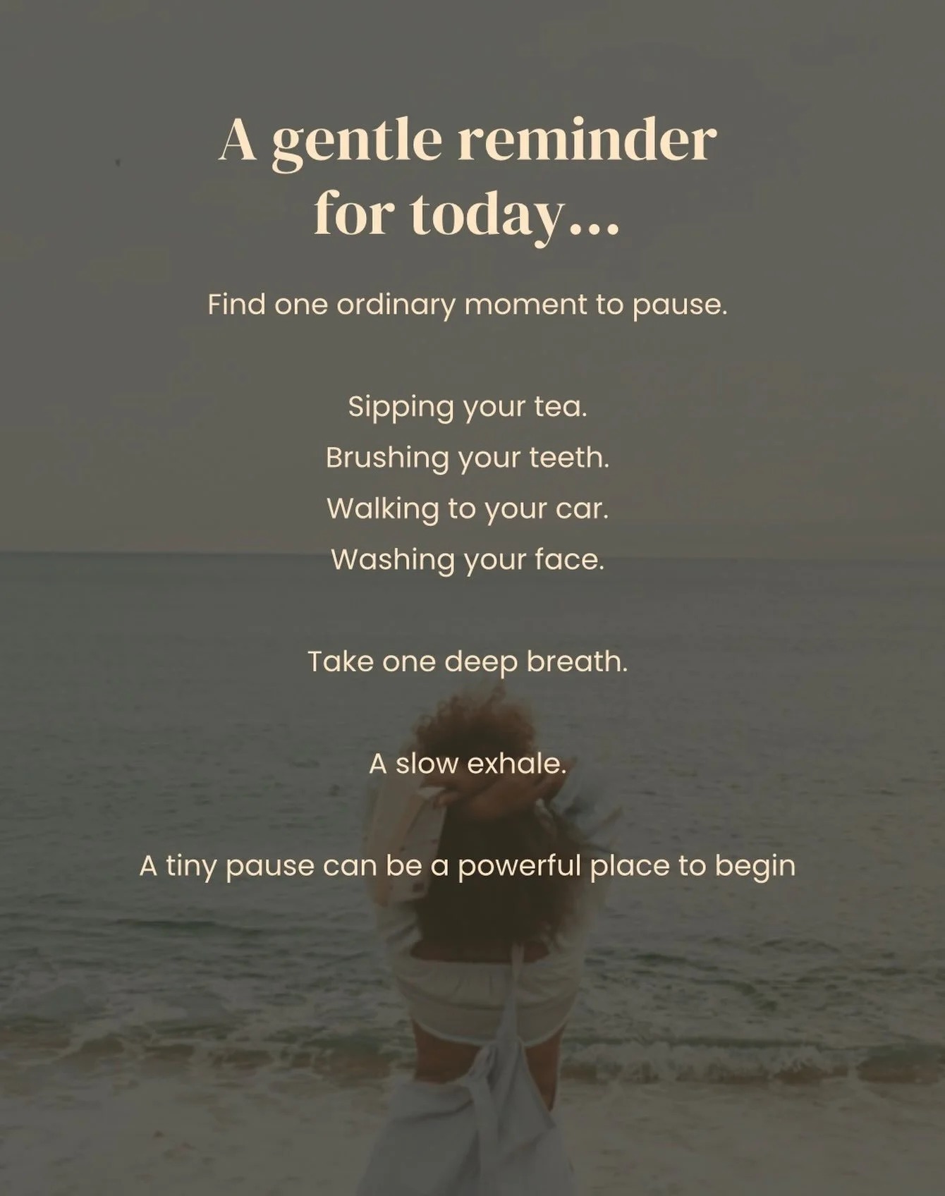 Micropauses are small moments of intentional slowing woven into the day.

A breath before replying.
Feeling your feet on the ground while waiting for the kettle.
A slower exhale while washing your face.
Taking a moment to notice where you are before 