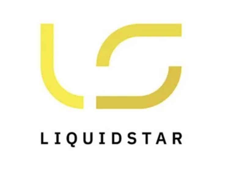 Liquidstar logo with stylized yellow 'L' and 'S' letters above the company name in black text on a white background.