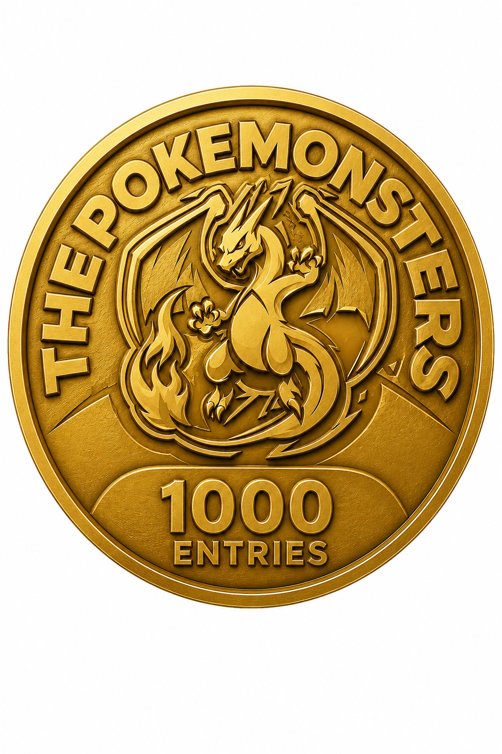 ThePokeMonsters Gold Entries Coin (1000 Entries)