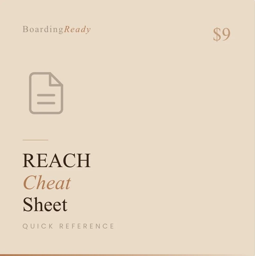 REACH Cheat Sheet