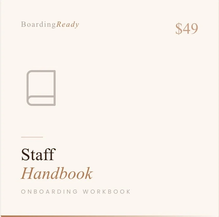 Boarding Staff Handbook & Induction