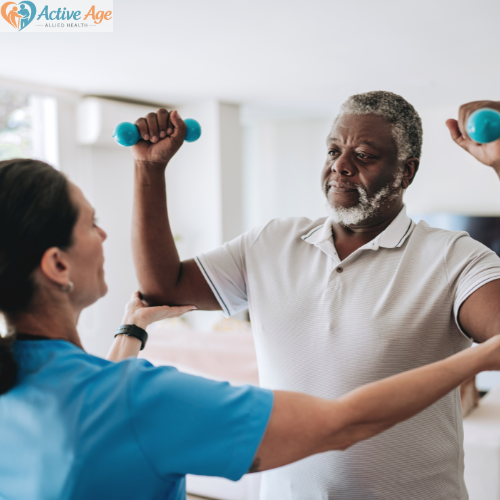 At home physiotherapy care being delivered to a person through the NDIS in Melbourne