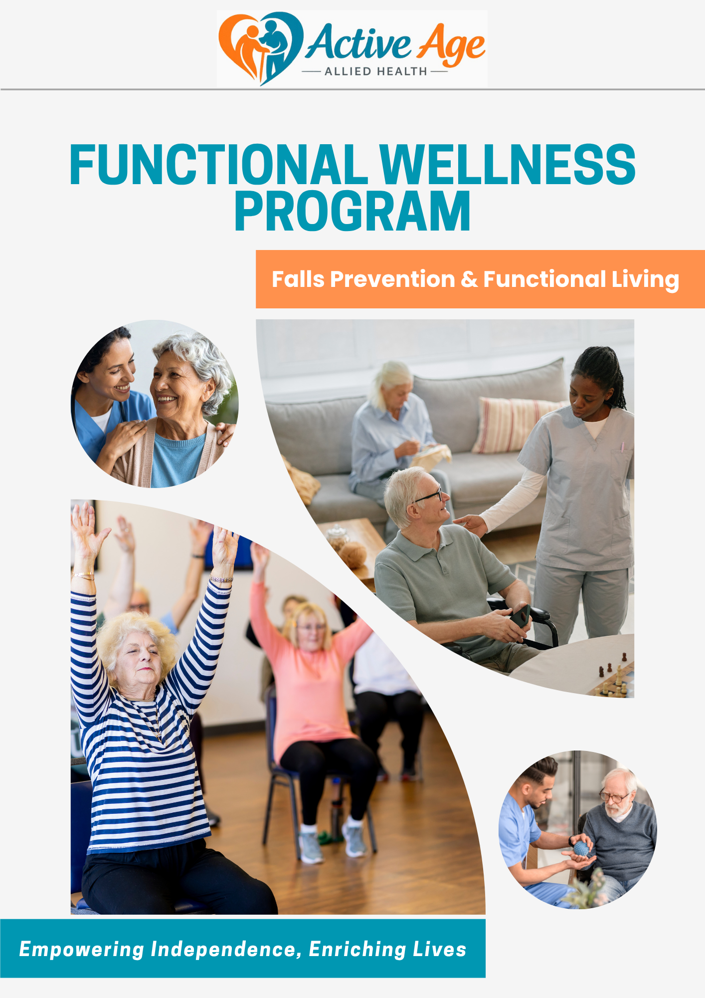 group exercises done in aged care