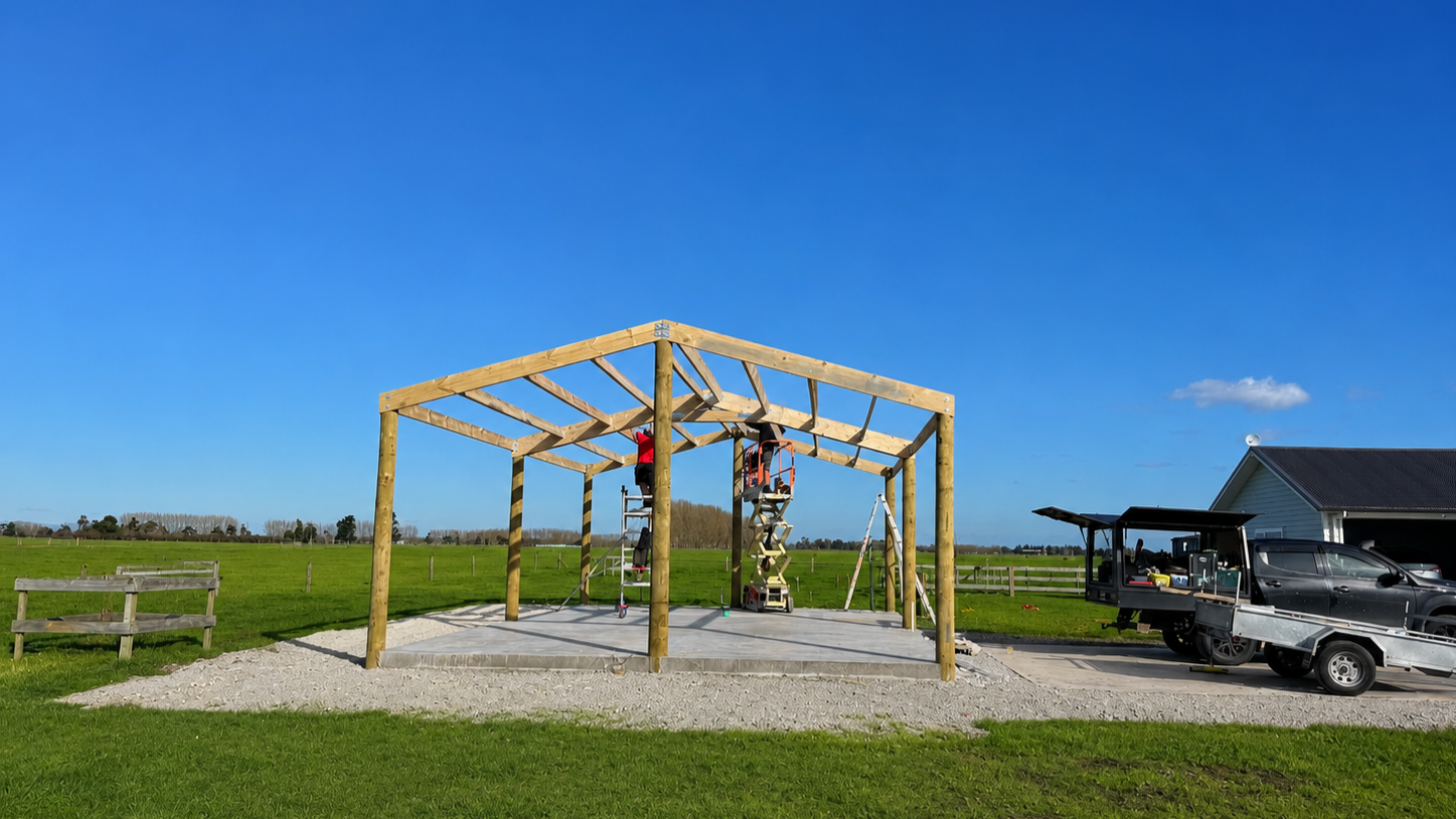 CONCRETE SHED PAD - RURAL WAIKATO
