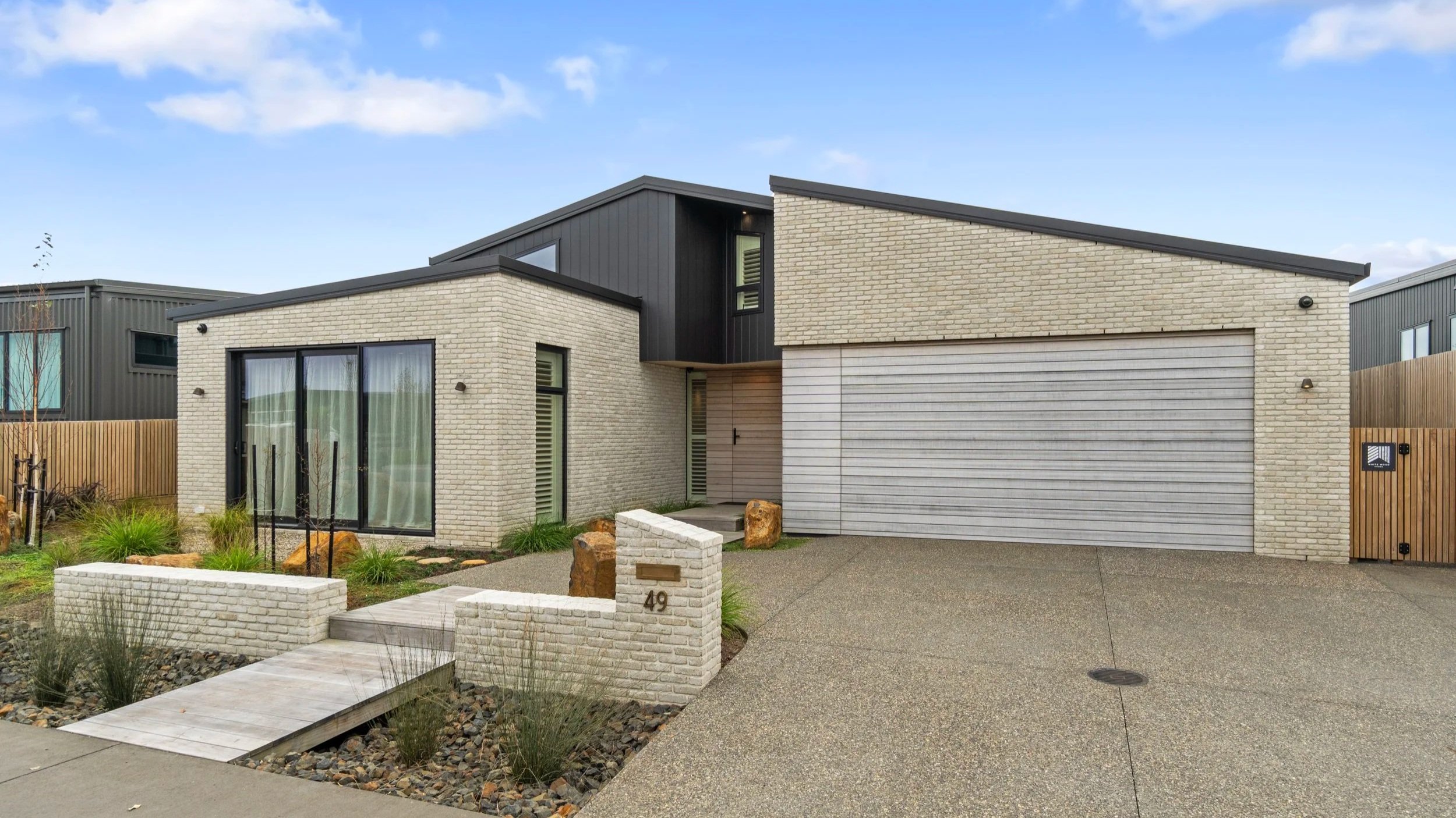 GOLDEN EXPOSED AGGREGATE DRIVEWAY - NEW BUILD, RAGLAN